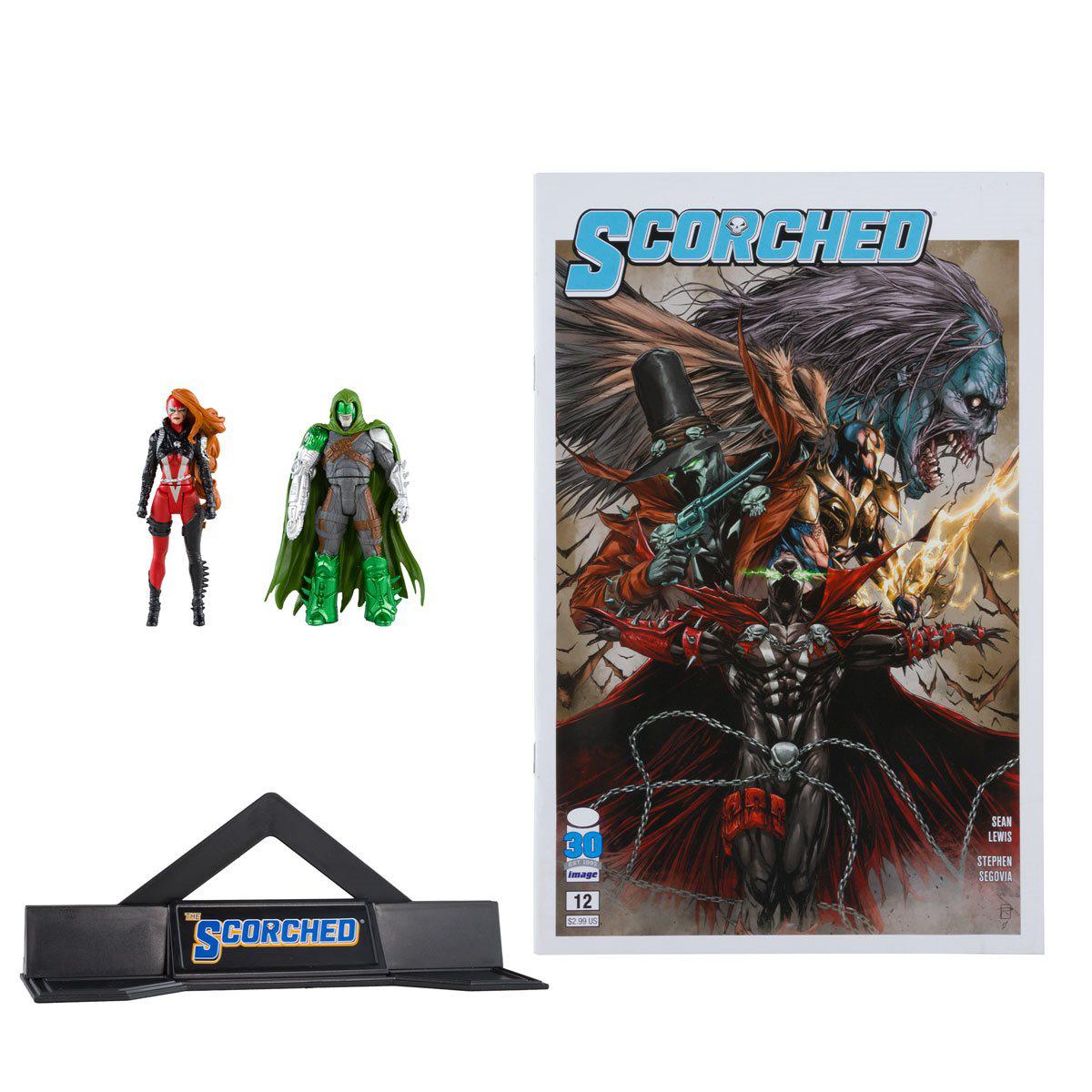 Page Punchers: She-Spawn and Curse (Scorched #12) - Actionfiguren & Comic - 8 cm-Actionfiguren-McFarlane Toys-Mighty Underground