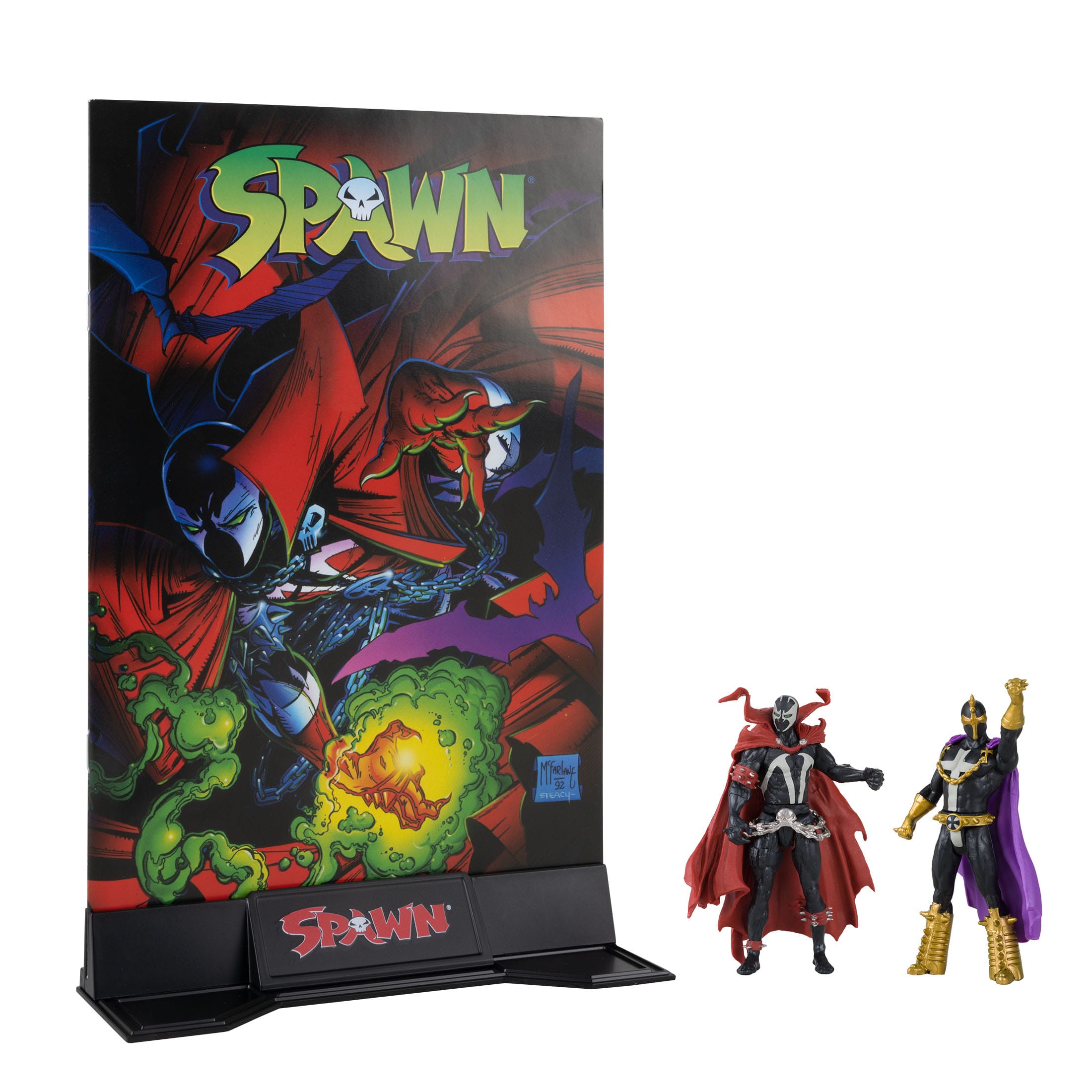 Page Punchers: Spawn and Anit-Spawn (Spawn #1) - Actionfiguren & Comic - 8 cm-Actionfiguren-McFarlane Toys-Mighty Underground