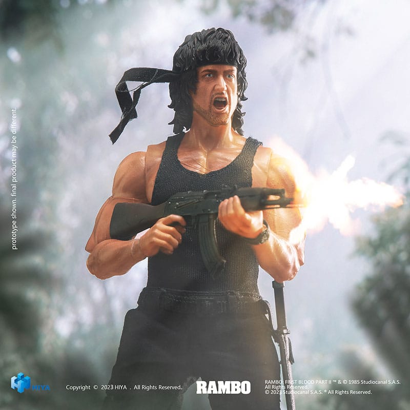Rambo First Blood II: John Rambo - 1:12-Actionfiguren-Hiya Toys-Mighty Underground