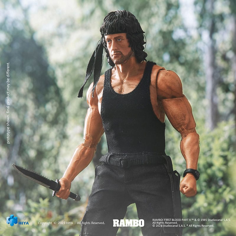 Rambo First Blood II: John Rambo - 1:12-Actionfiguren-Hiya Toys-Mighty Underground