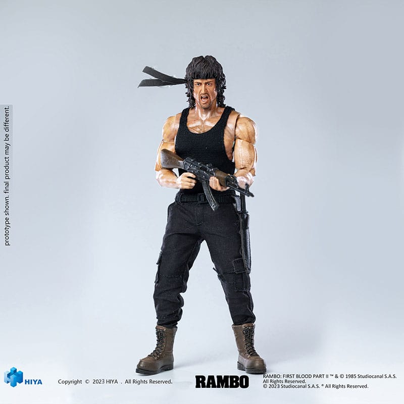 Rambo First Blood II: John Rambo - 1:12-Actionfiguren-Hiya Toys-Mighty Underground