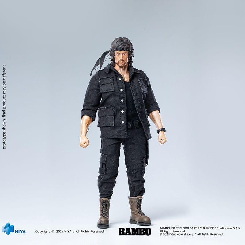 Rambo First Blood II: John Rambo - 1:12-Actionfiguren-Hiya Toys-Mighty Underground