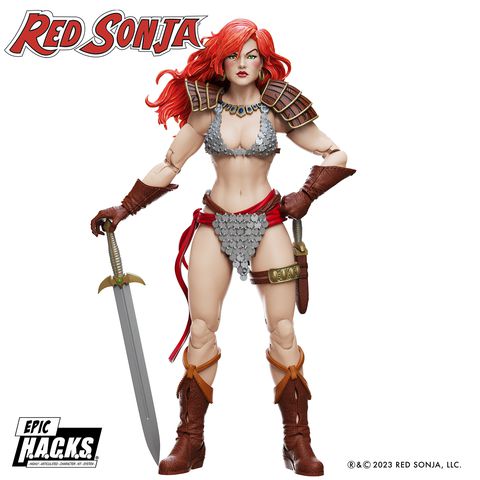 Red Sonja (Epic H.A.C.K.S.)-Actionfiguren-Boss Fight Studio-Mighty Underground