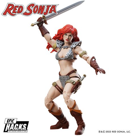 Red Sonja (Epic H.A.C.K.S.)-Actionfiguren-Boss Fight Studio-Mighty Underground