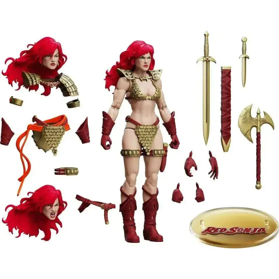 Red Sonja (Epic H.A.C.K.S.) [Limited Gold And Red]-Actionfiguren-Boss Fight Studio-Mighty Underground