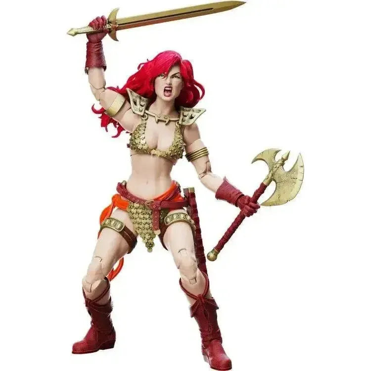 Red Sonja (Epic H.A.C.K.S.) [Limited Gold And Red]-Actionfiguren-Boss Fight Studio-Mighty Underground