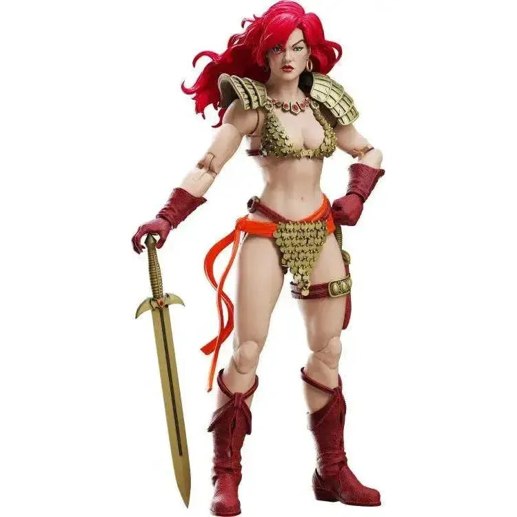 Red Sonja (Epic H.A.C.K.S.) [Limited Gold And Red]-Actionfiguren-Boss Fight Studio-Mighty Underground