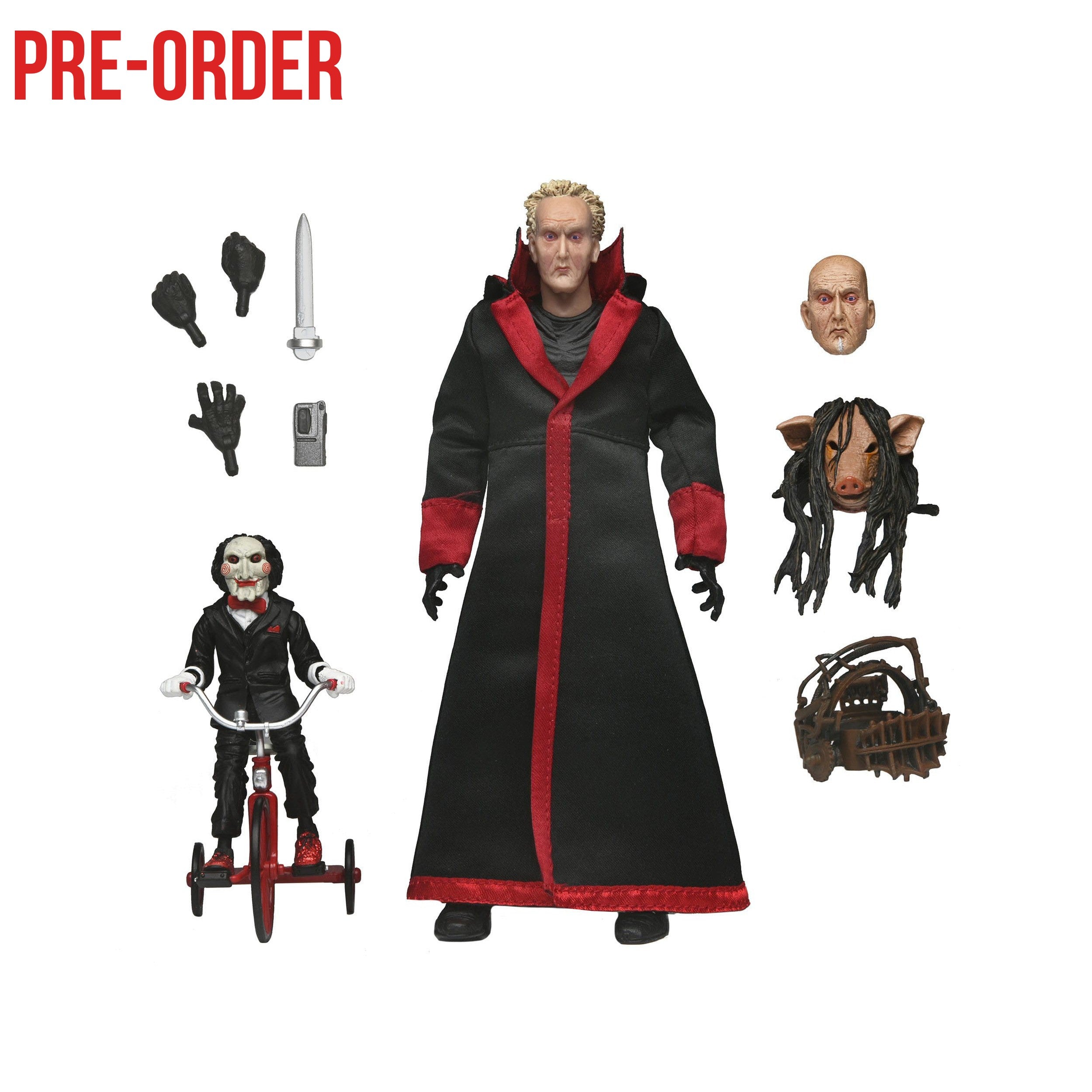 SAW: Ultimate Jigsaw Killer (Black Robe)-Actionfiguren-NECA-Mighty Underground