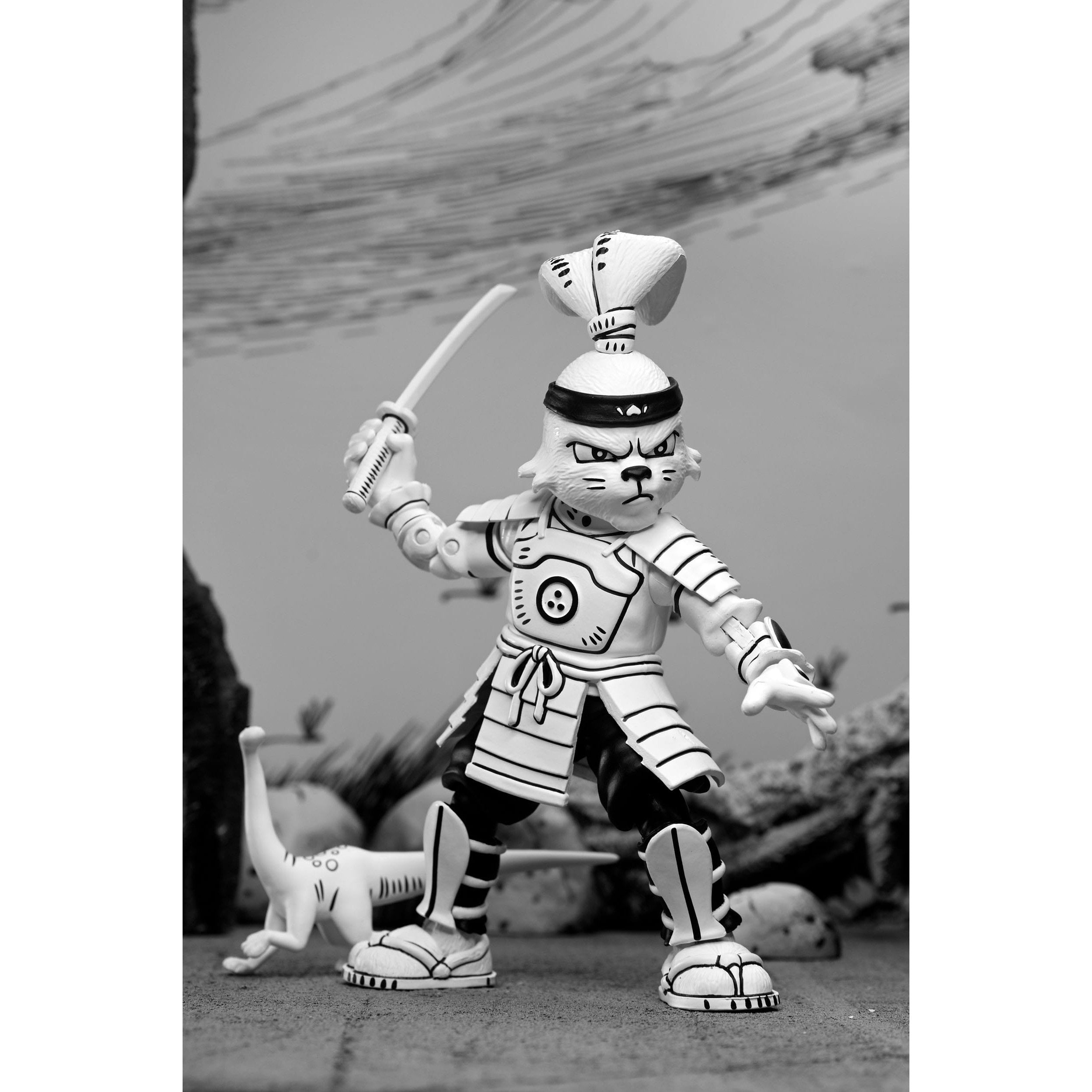 Samurai Usagi Yojimbo (Black & White)-Actionfiguren-NECA-Mighty Underground