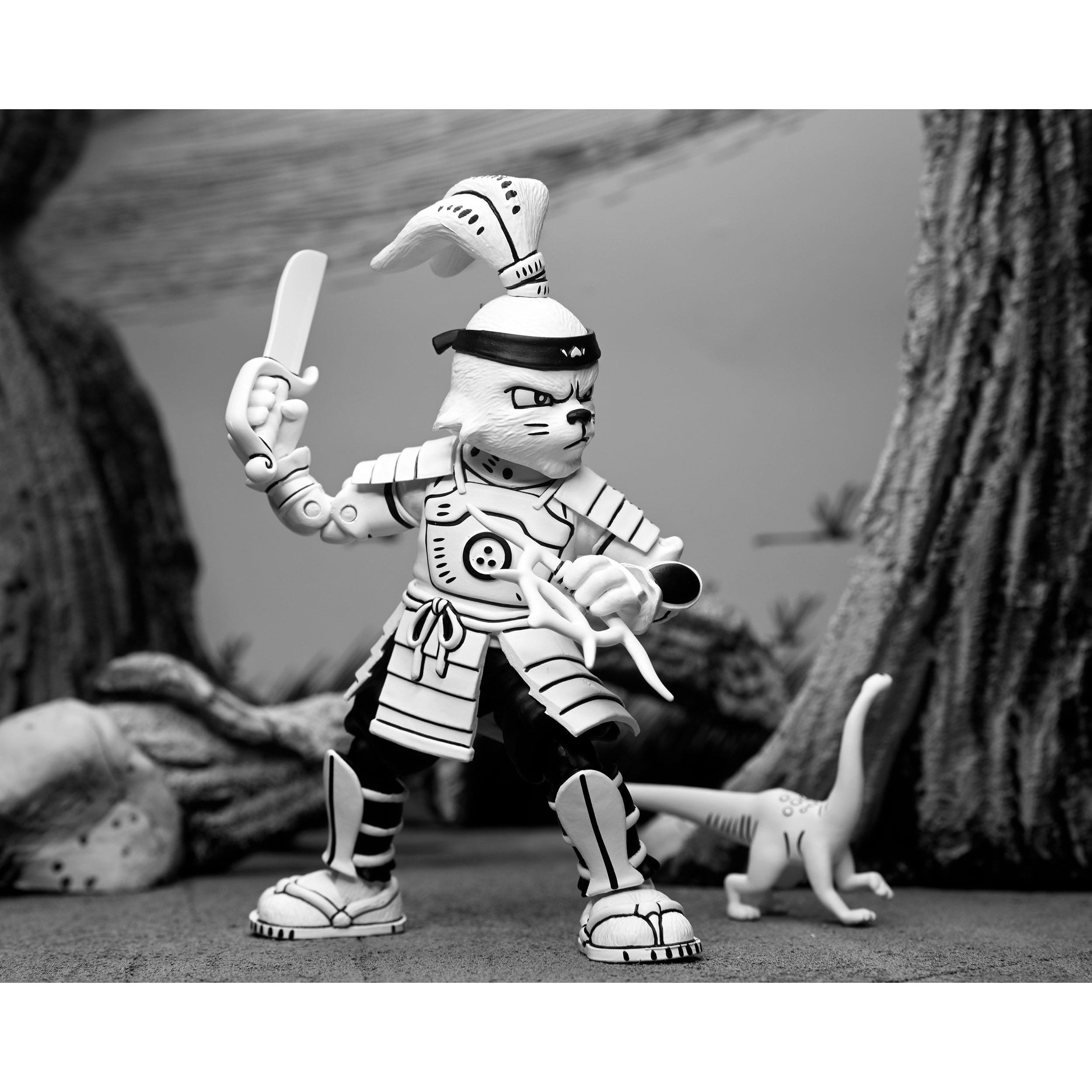 Samurai Usagi Yojimbo (Black & White)-Actionfiguren-NECA-Mighty Underground