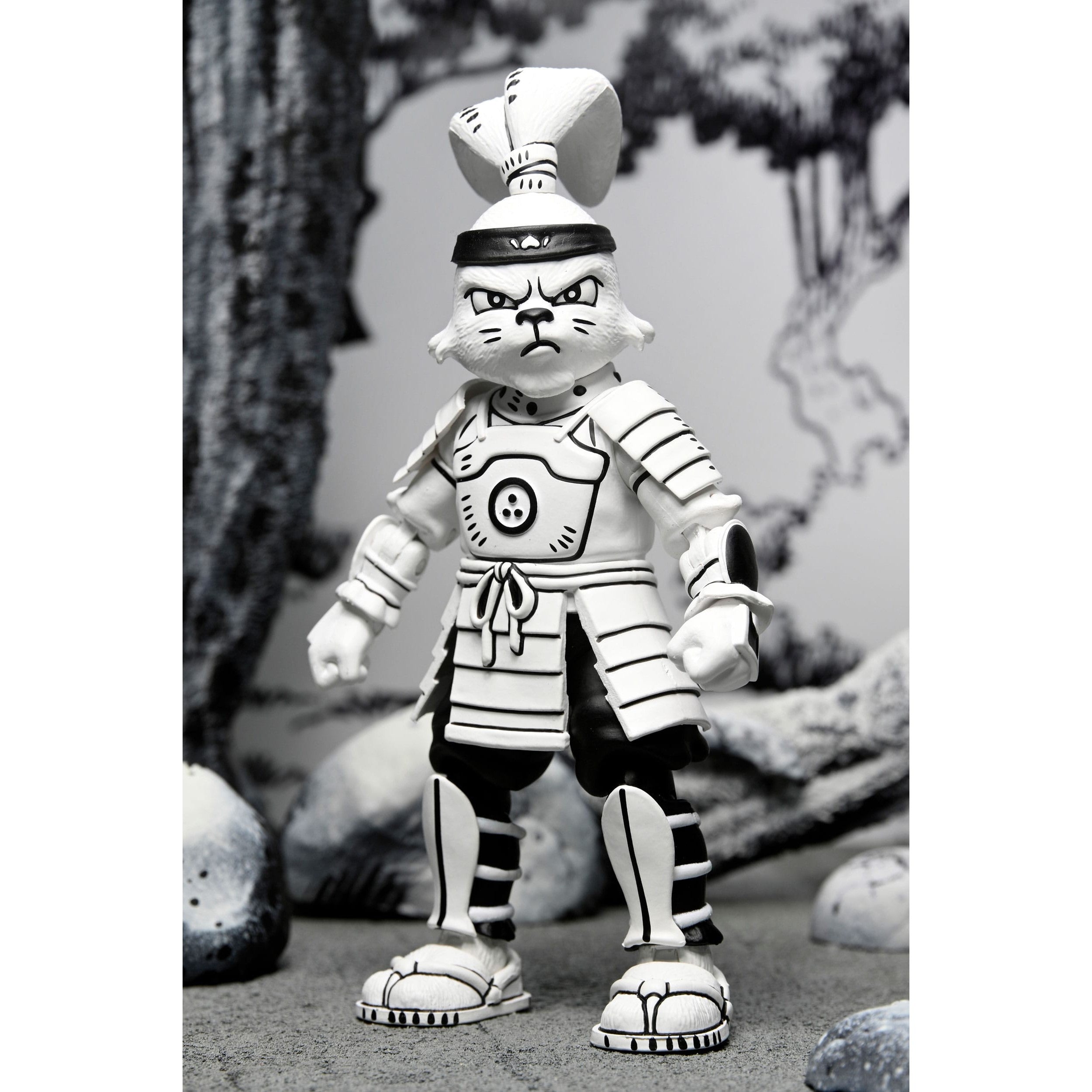 Samurai Usagi Yojimbo (Black & White)-Actionfiguren-NECA-Mighty Underground