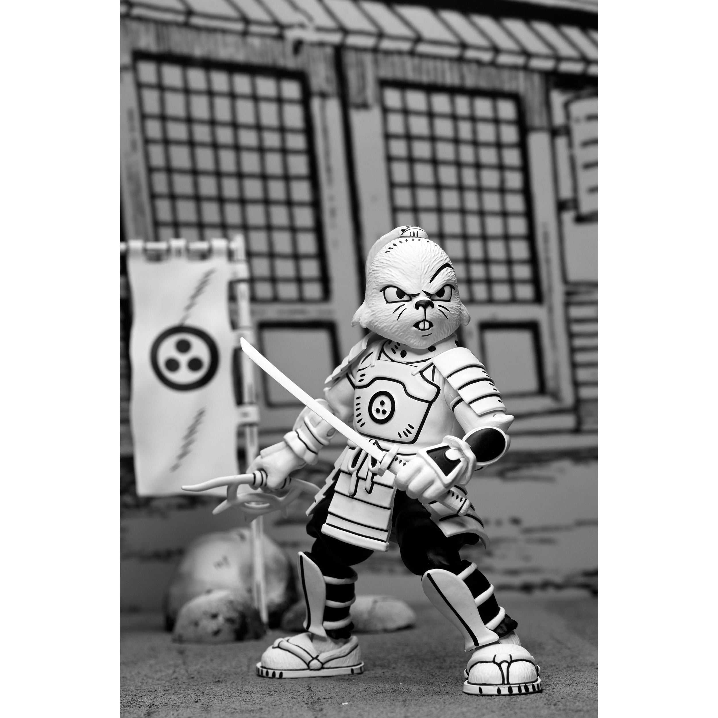 Samurai Usagi Yojimbo (Black & White)-Actionfiguren-NECA-Mighty Underground