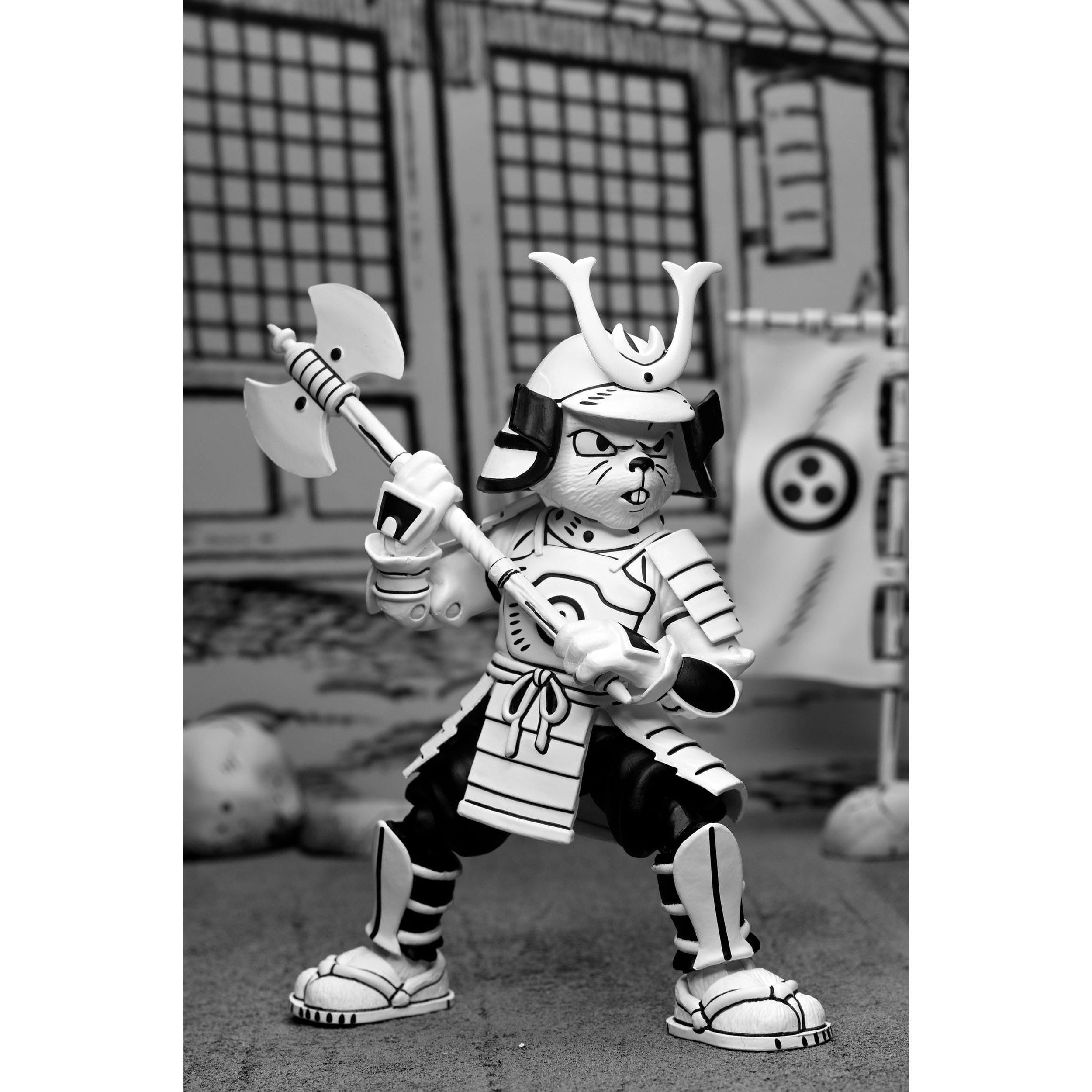 Samurai Usagi Yojimbo (Black & White)-Actionfiguren-NECA-Mighty Underground