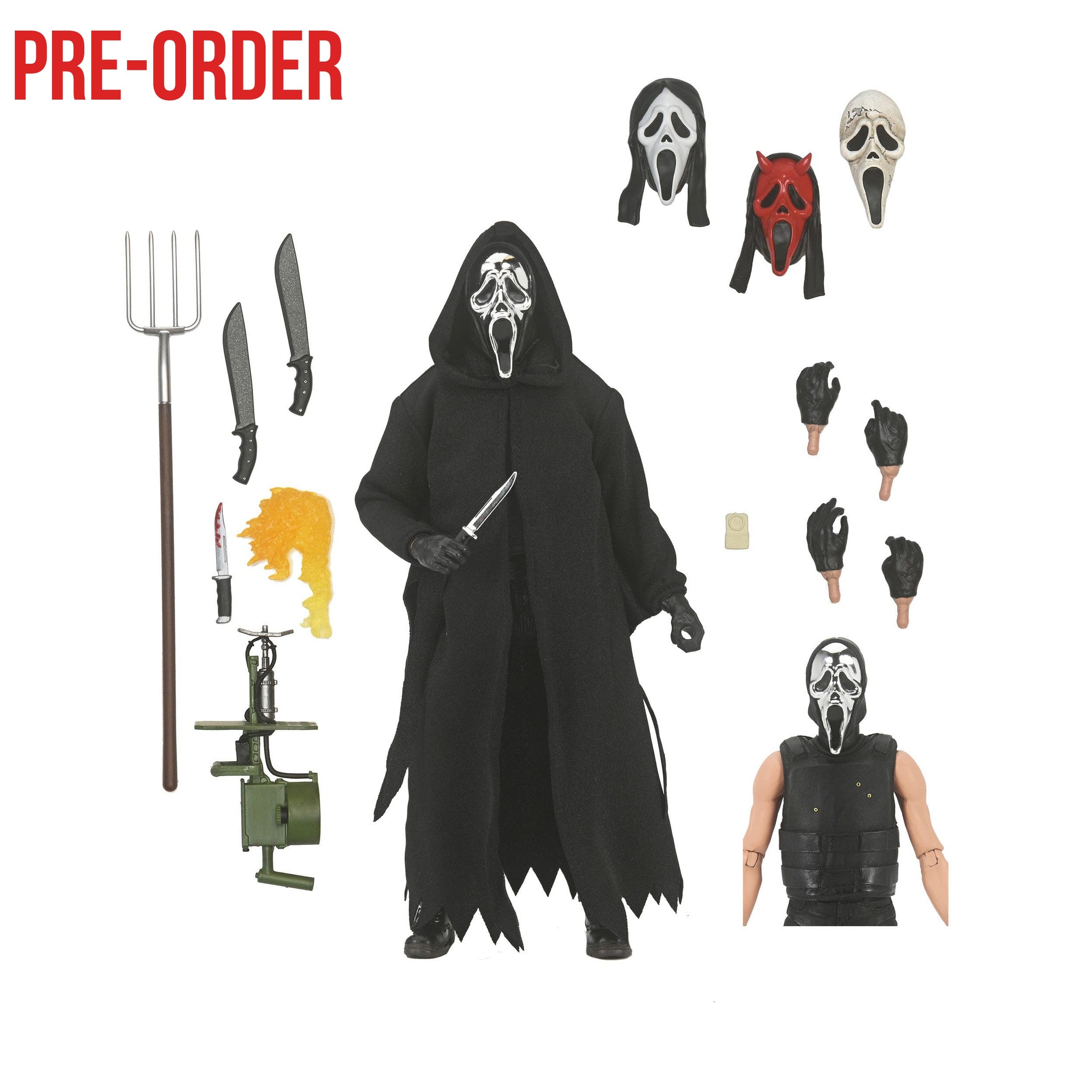 Scream: Ultimate Ghostface Inferno-Actionfiguren-NECA-Mighty Underground