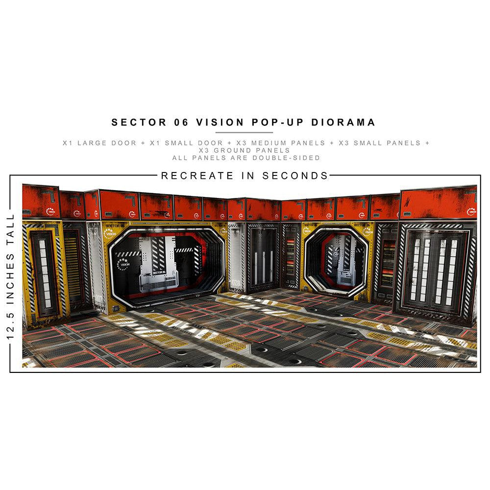 Sector 06 Vision Pop-Up - Diorama - 1/12-Actionfiguren-Extreme Sets-Mighty Underground