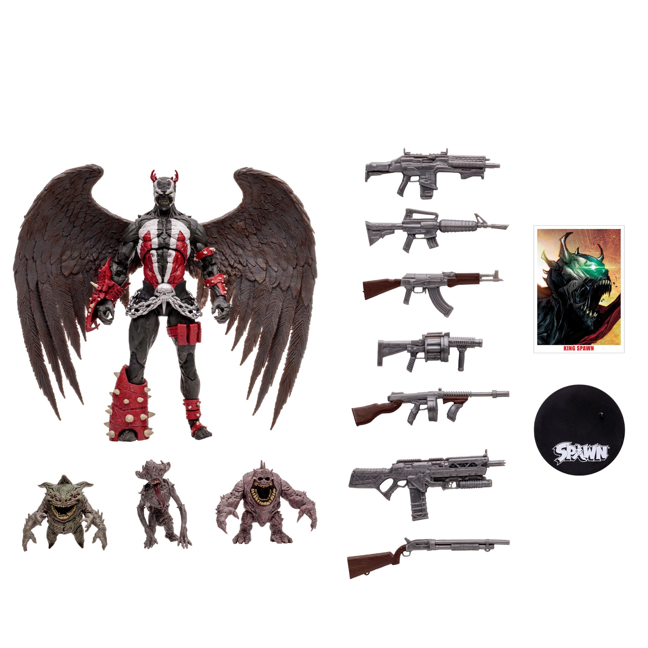 Spawn: King Spawn with Wings and Minions - Megafig-Actionfiguren-McFarlane Toys-Mighty Underground