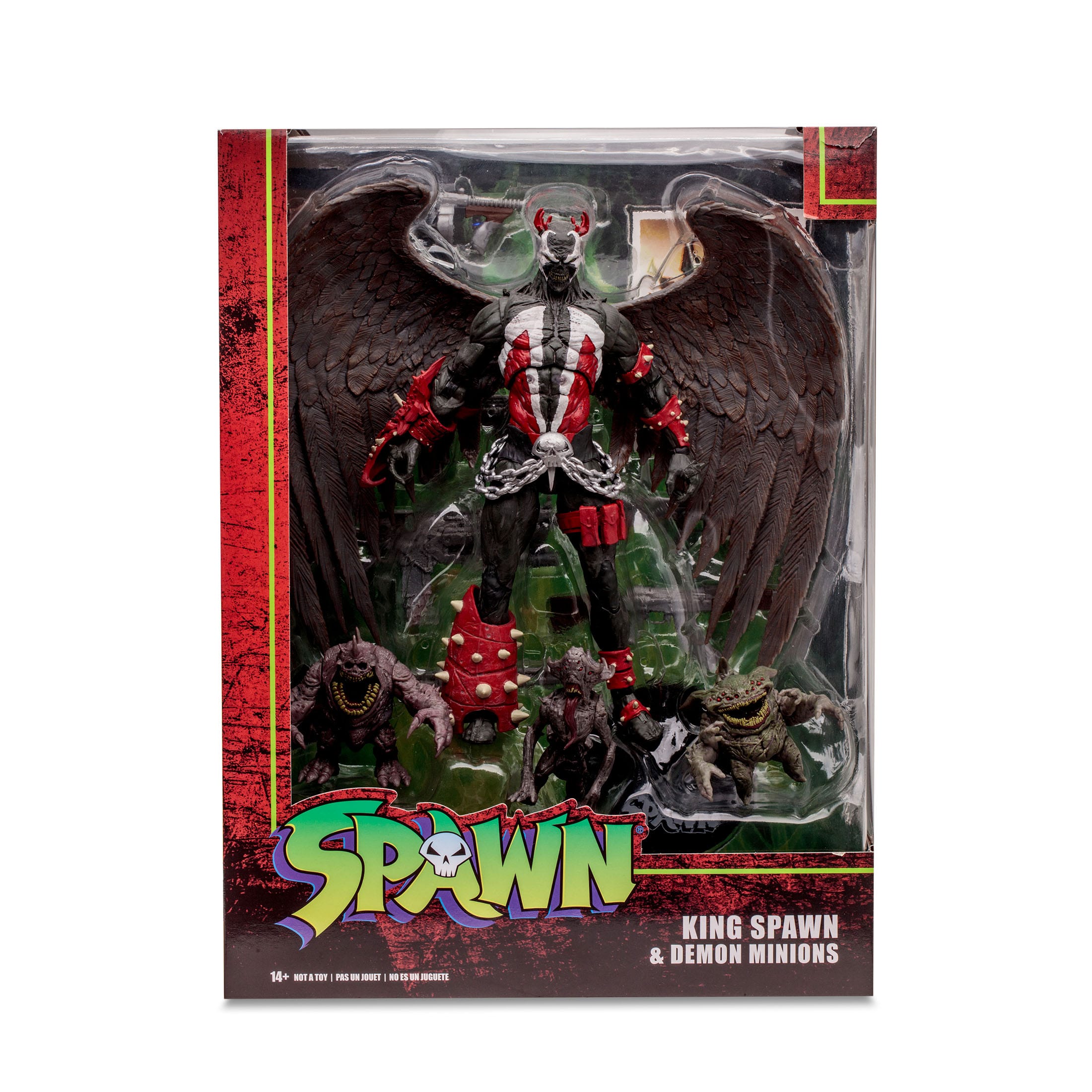 Spawn: King Spawn with Wings and Minions - Megafig-Actionfiguren-McFarlane Toys-Mighty Underground