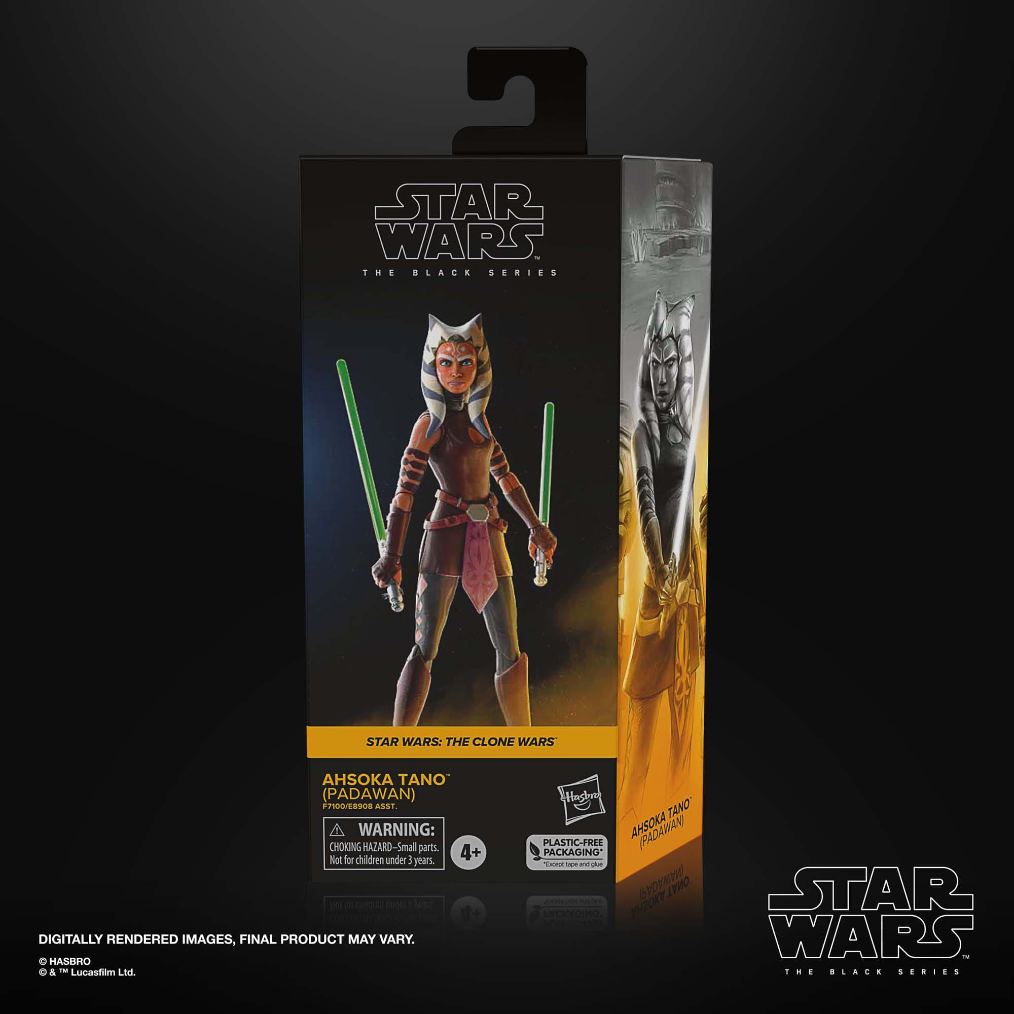 Star Wars Black Series: Ahsoka Tano (Padawan, The Clone Wars)-Actionfiguren-Hasbro-Mighty Underground