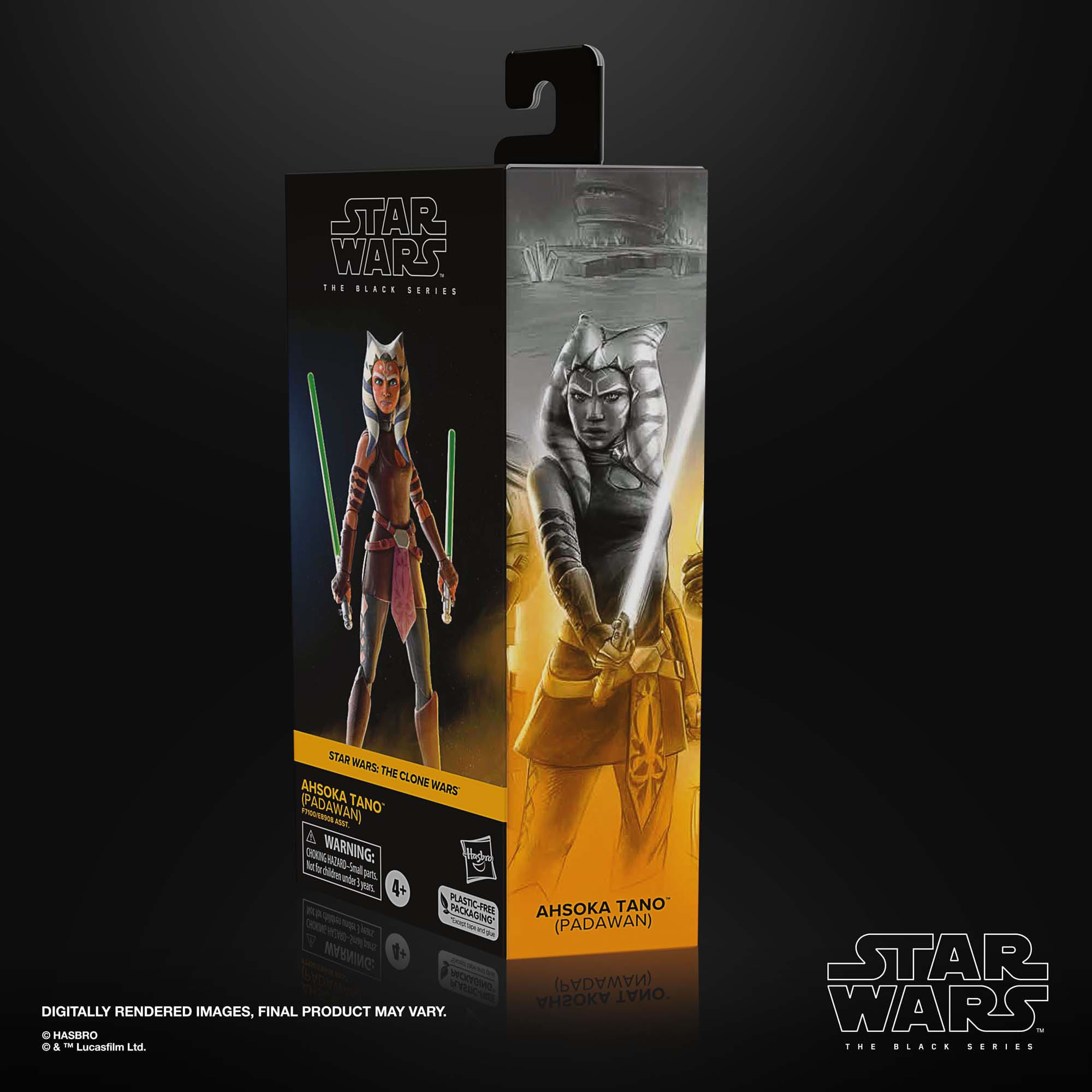 Star Wars Black Series: Ahsoka Tano (Padawan, The Clone Wars)-Actionfiguren-Hasbro-Mighty Underground