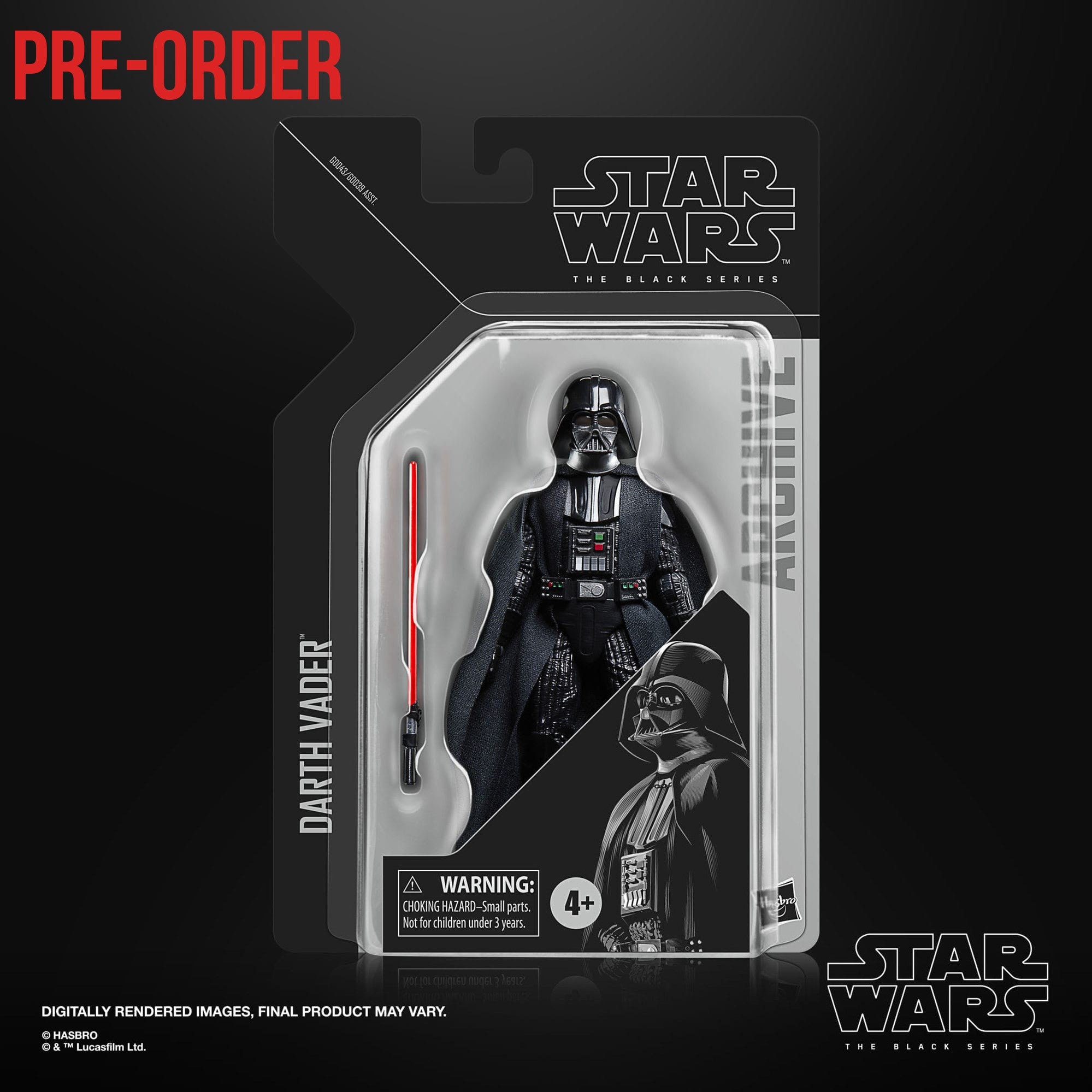 Star Wars Black Series Archive: Darth Vader-Actionfiguren-Hasbro-Mighty Underground