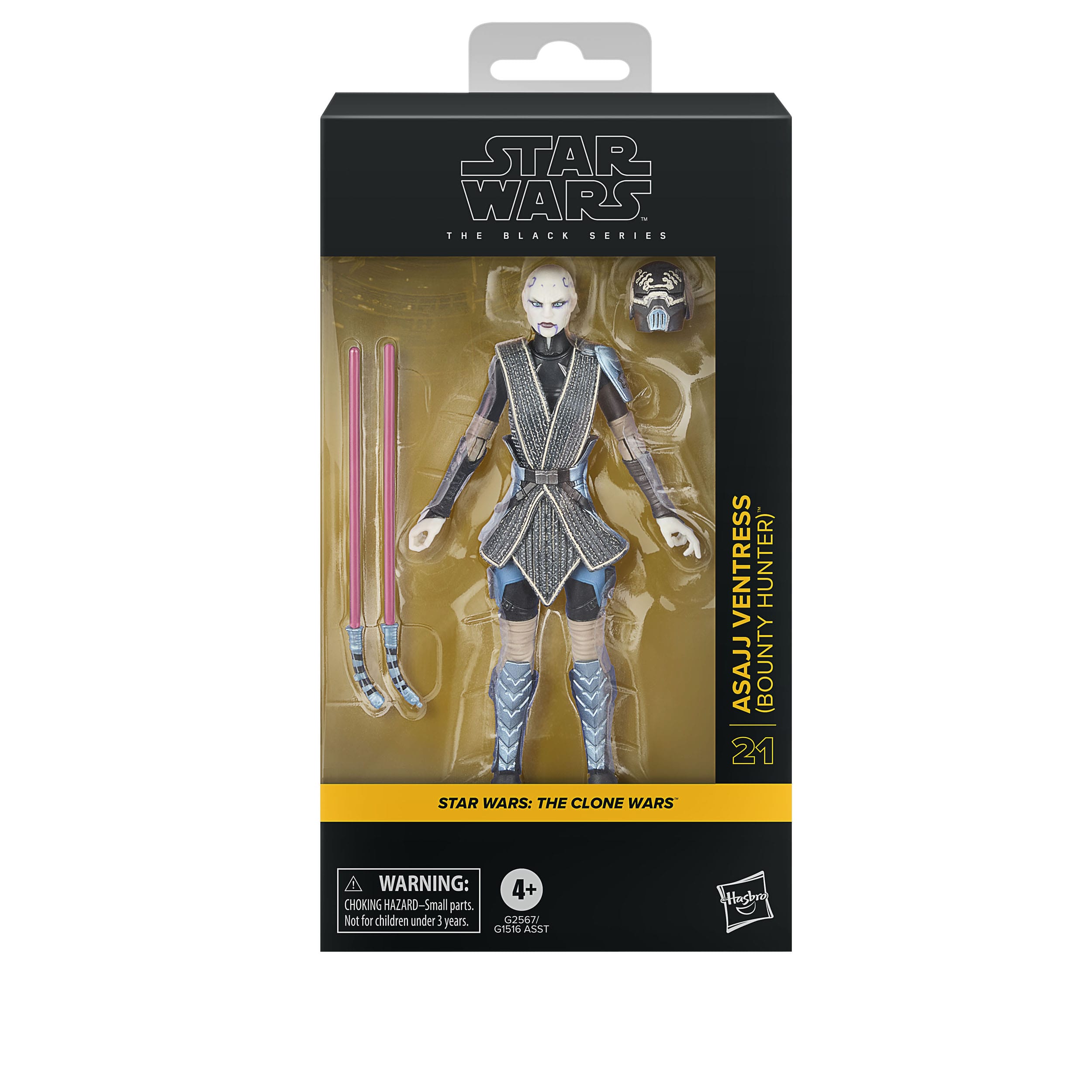 Star Wars Black Series: Asajj Ventress (Bounty Hunter, The Clone Wars)-Actionfiguren-Hasbro-Mighty Underground