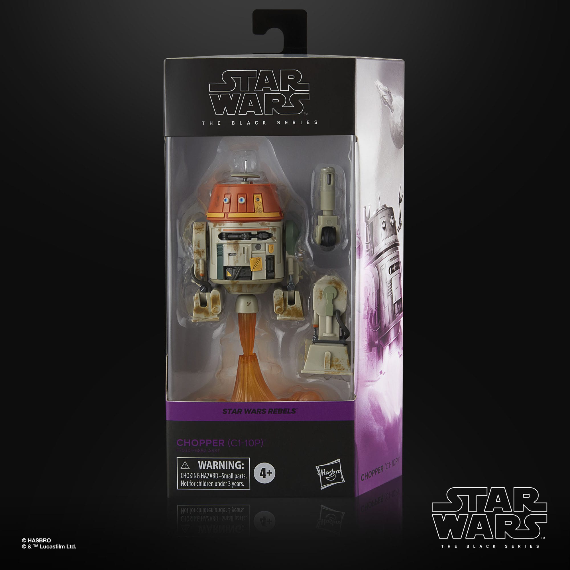 Star Wars Black Series: Chopper (C1-10P, Rebels)-Actionfiguren-Hasbro-Mighty Underground