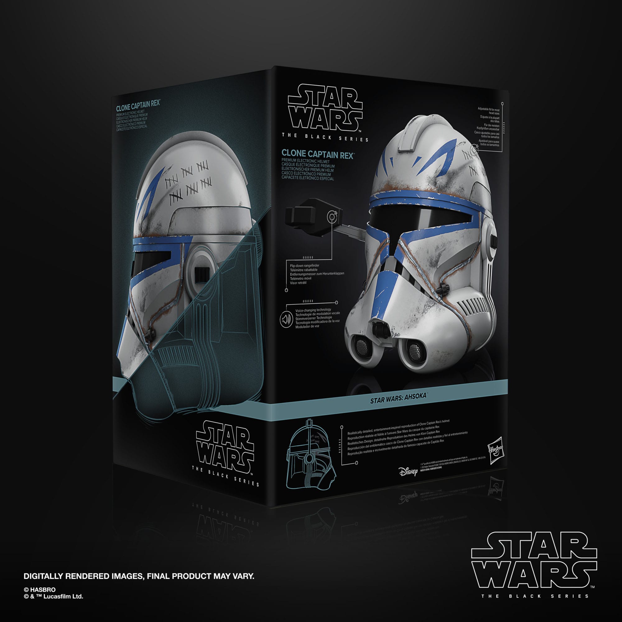 Star Wars Black Series: Clone Captain Rex (Ahsoka) - Replik Helm-Replik-Hasbro-Mighty Underground