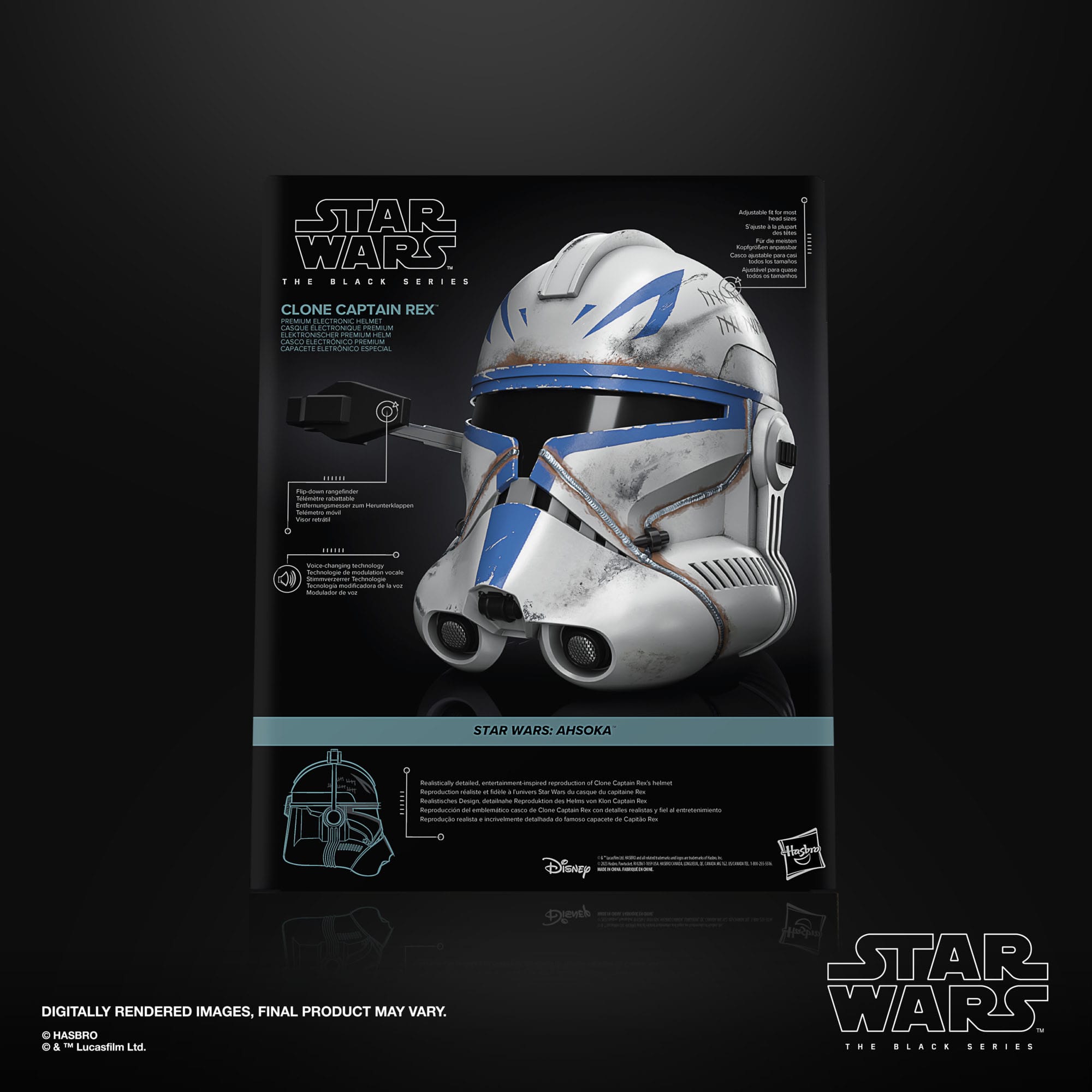 Star Wars Black Series: Clone Captain Rex (Ahsoka) - Replik Helm-Replik-Hasbro-Mighty Underground