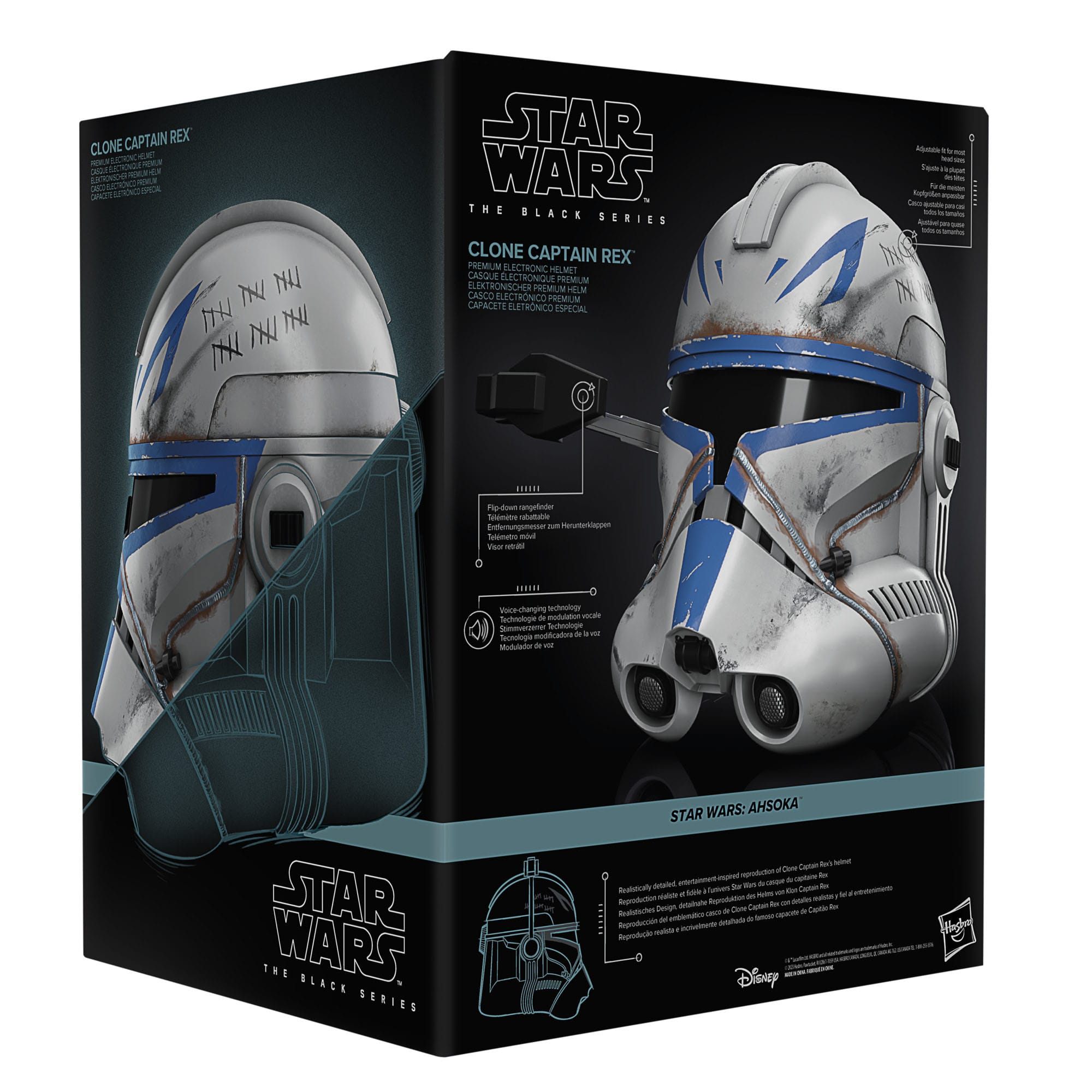 Star Wars Black Series: Clone Captain Rex (Ahsoka) - Replik Helm-Replik-Hasbro-Mighty Underground