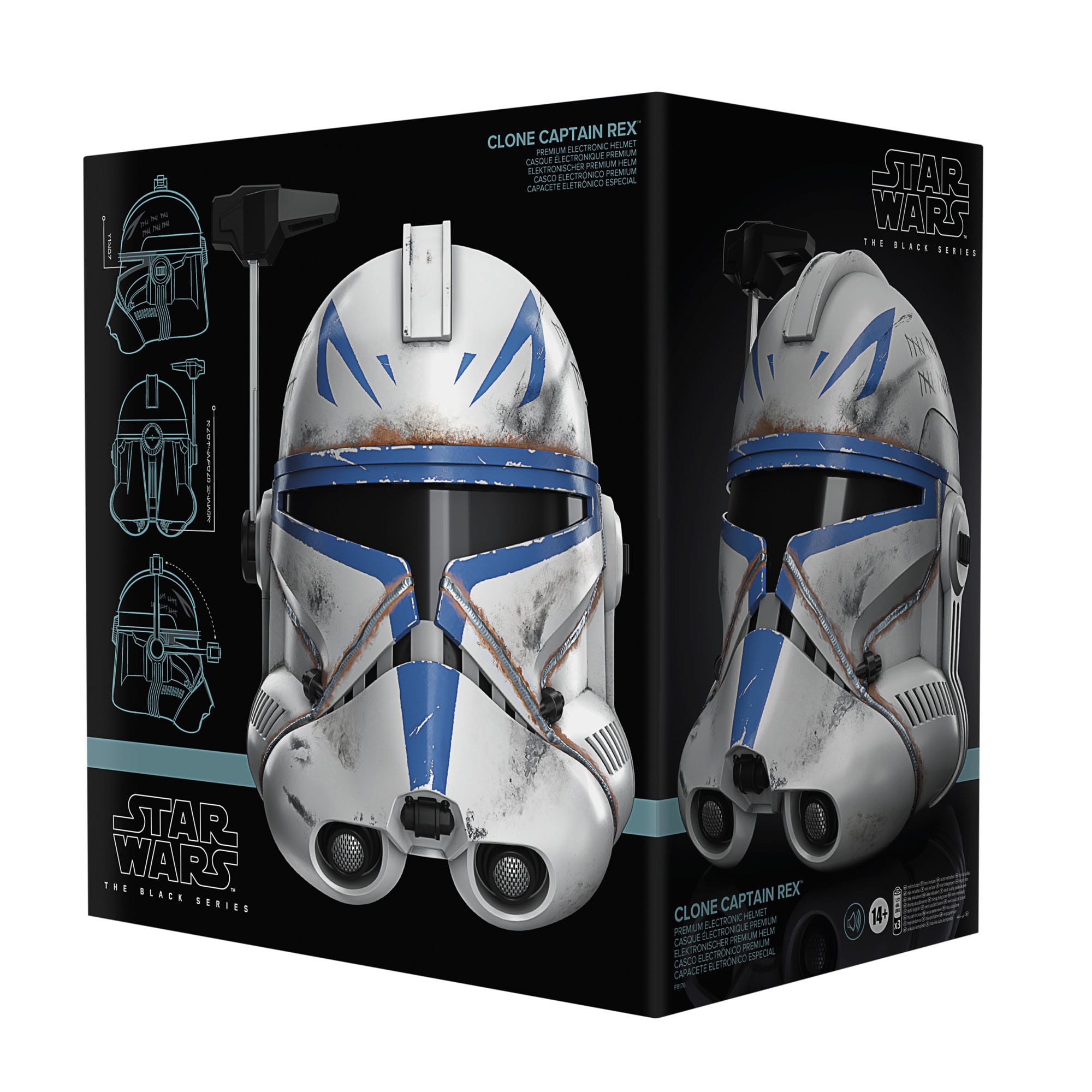 Star Wars Black Series: Clone Captain Rex (Ahsoka) - Replik Helm-Replik-Hasbro-Mighty Underground