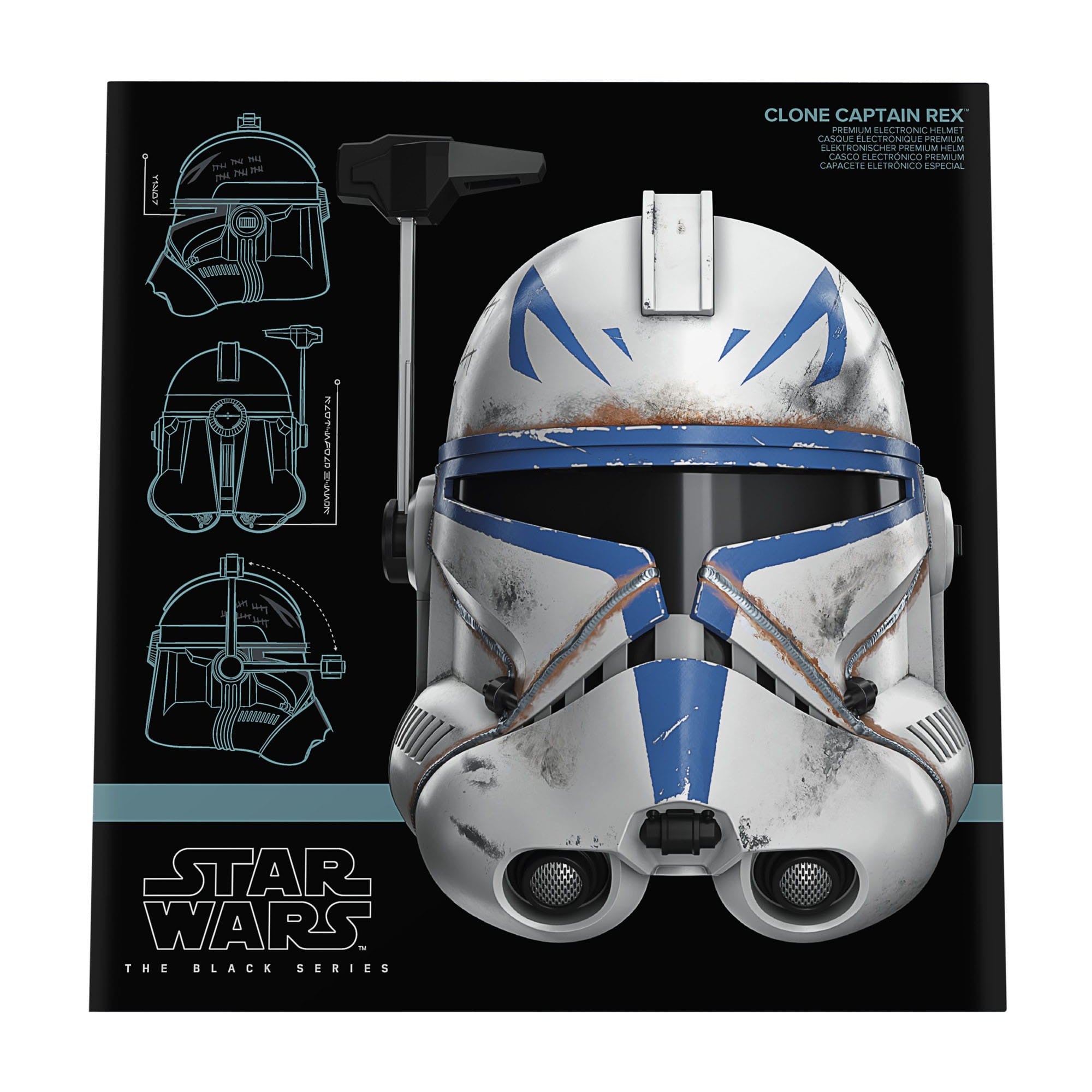 Star Wars Black Series: Clone Captain Rex (Ahsoka) - Replik Helm-Replik-Hasbro-Mighty Underground