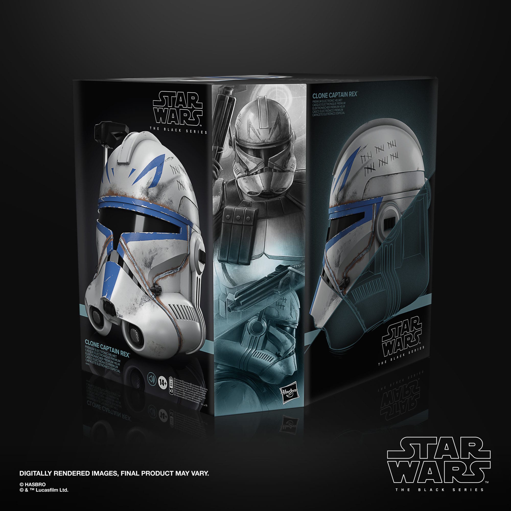 Star Wars Black Series: Clone Captain Rex (Ahsoka) - Replik Helm-Replik-Hasbro-Mighty Underground