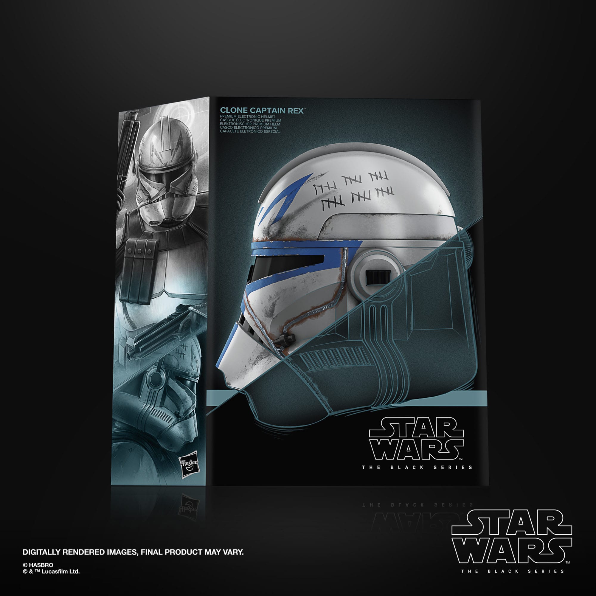 Star Wars Black Series: Clone Captain Rex (Ahsoka) - Replik Helm-Replik-Hasbro-Mighty Underground