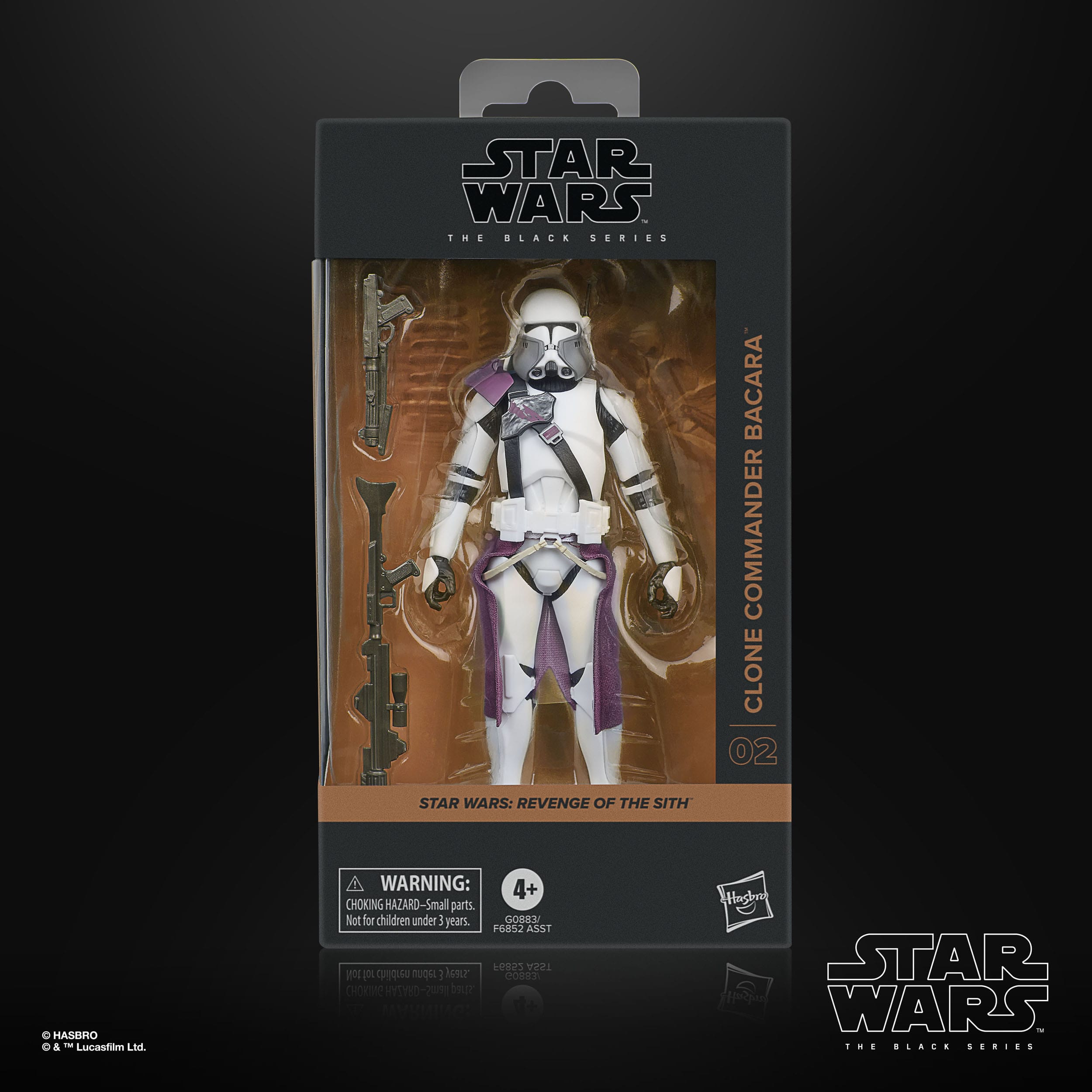 Star Wars Black Series: Clone Commander Bacara (Ep III)-Actionfiguren-Hasbro-Mighty Underground