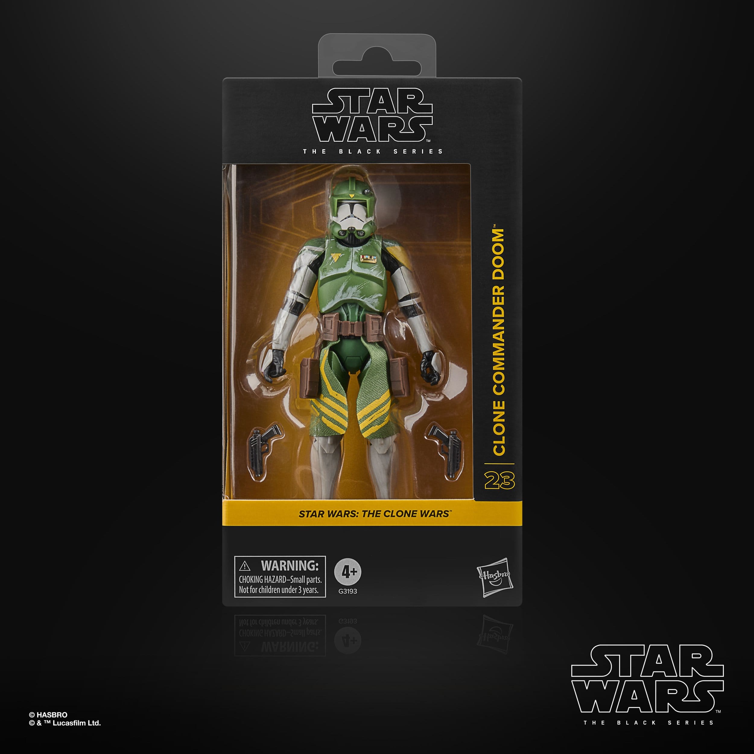Star Wars Black Series: Clone Commander Doom (The Clone Wars)-Actionfiguren-Hasbro-Mighty Underground