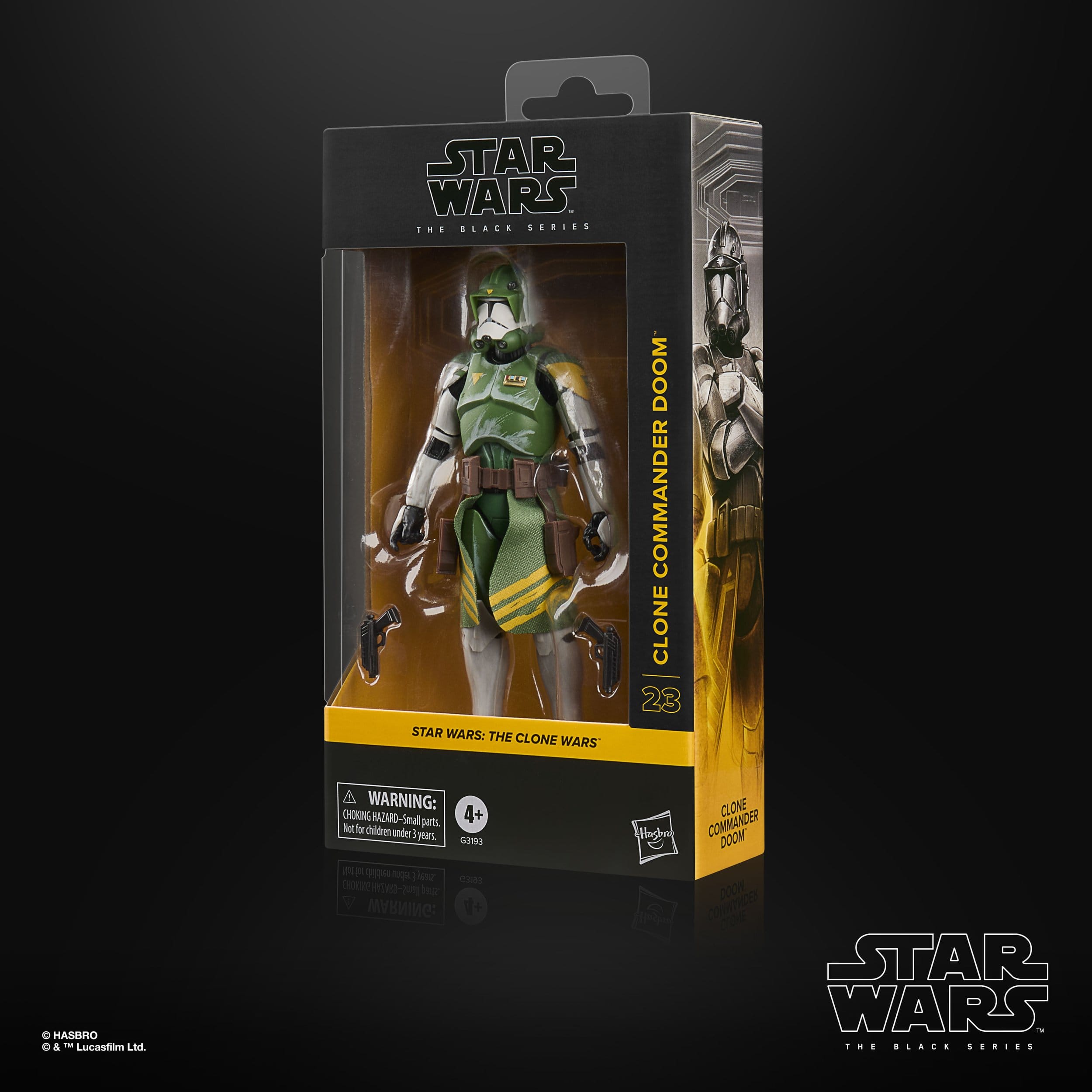 Star Wars Black Series: Clone Commander Doom (The Clone Wars)-Actionfiguren-Hasbro-Mighty Underground