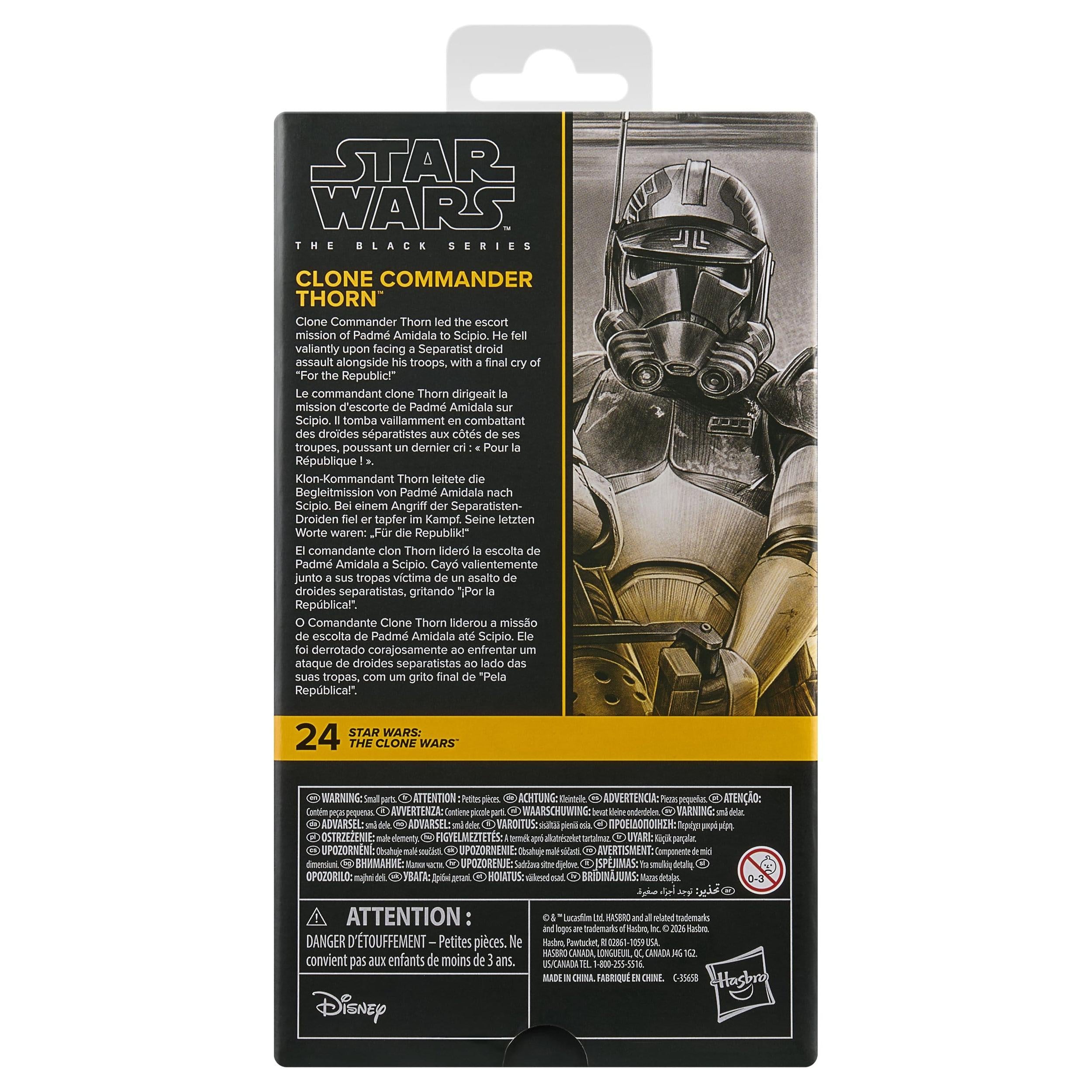Star Wars Black Series: Clone Commander Thorn (The Clone Wars)-Actionfiguren-Hasbro-Mighty Underground