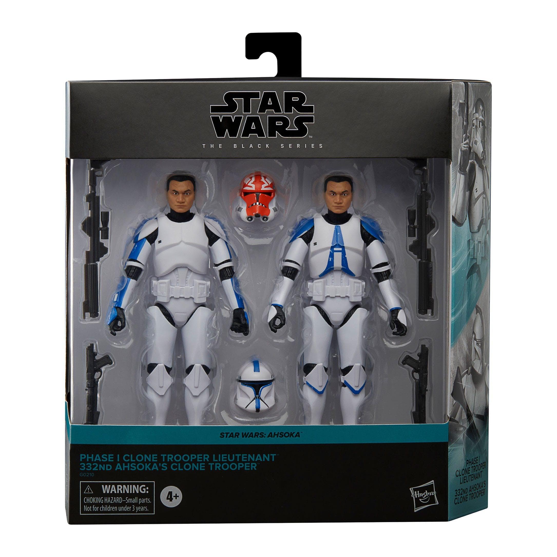 Star Wars Black Series: Clone Trooper Lieutenant & 332nd Ahsoka's Clone Trooper (Ahsoka) - 2-Pack-Actionfiguren-Hasbro-Mighty Underground