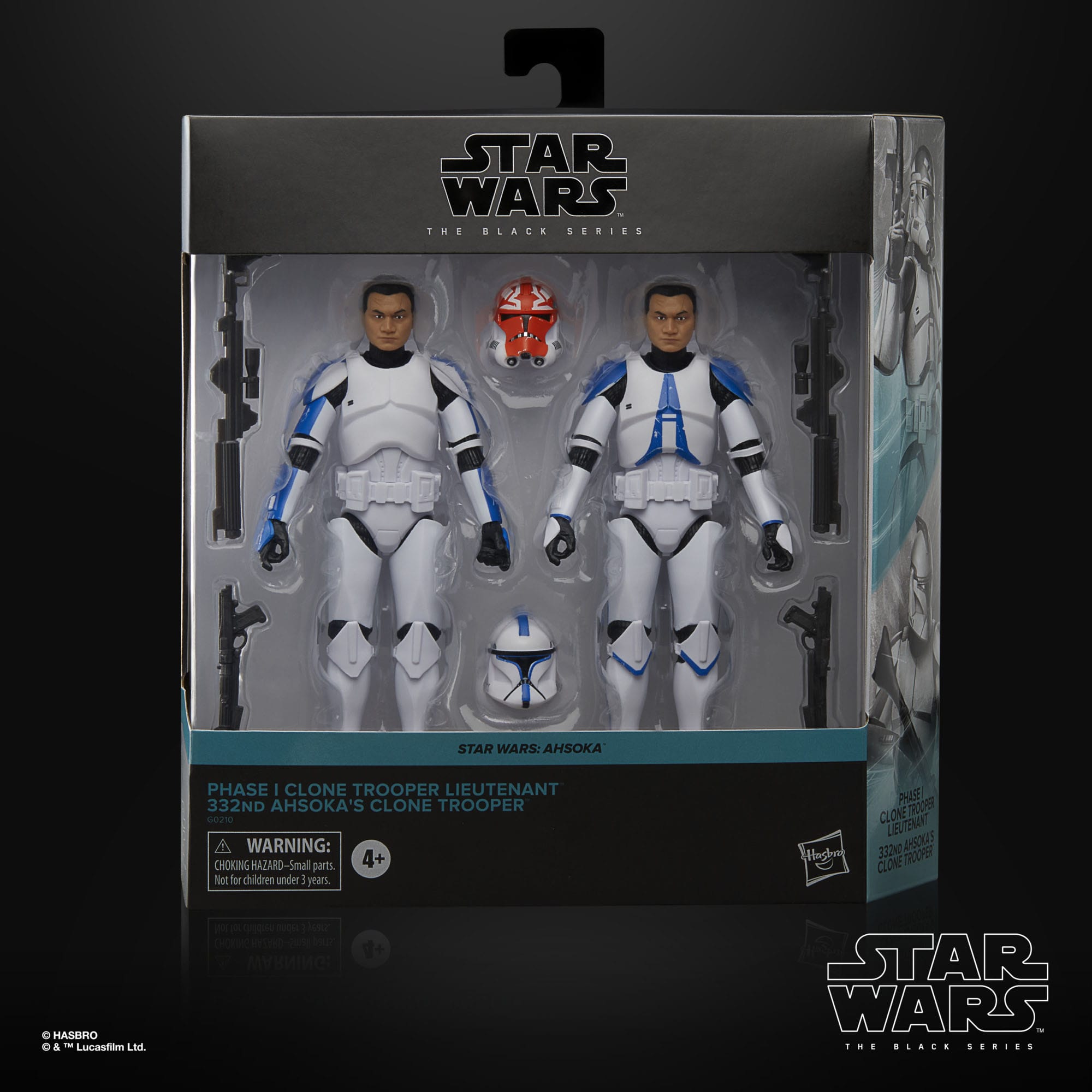 Star Wars Black Series: Clone Trooper Lieutenant & 332nd Ahsoka's Clone Trooper (Ahsoka) - 2-Pack-Actionfiguren-Hasbro-Mighty Underground