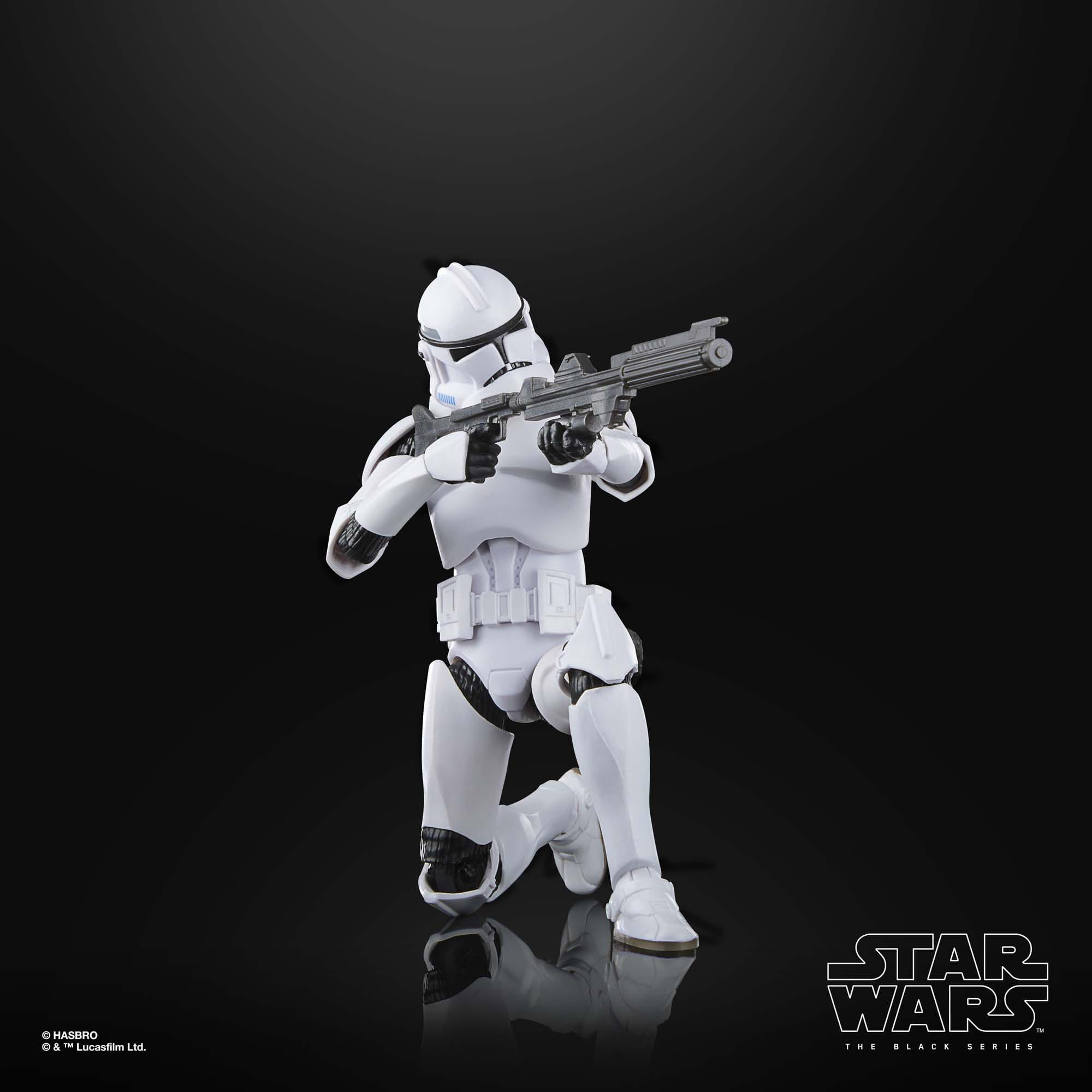 Star Wars Black Series: Clone Trooper (Phase II, The Clone Wars)-Actionfiguren-Hasbro-Mighty Underground