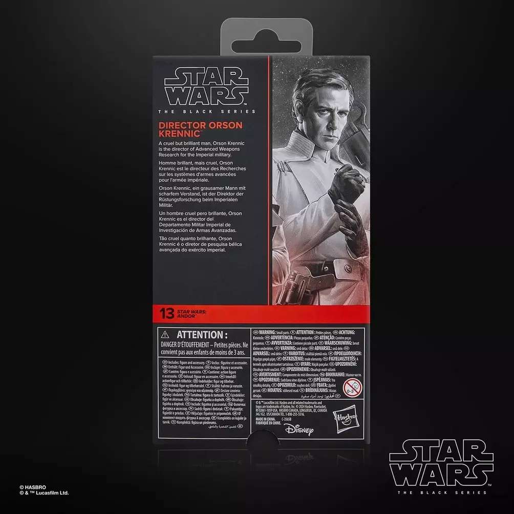 Star Wars Black Series: Director Orson Krennic (Andor)-Actionfiguren-Hasbro-Mighty Underground