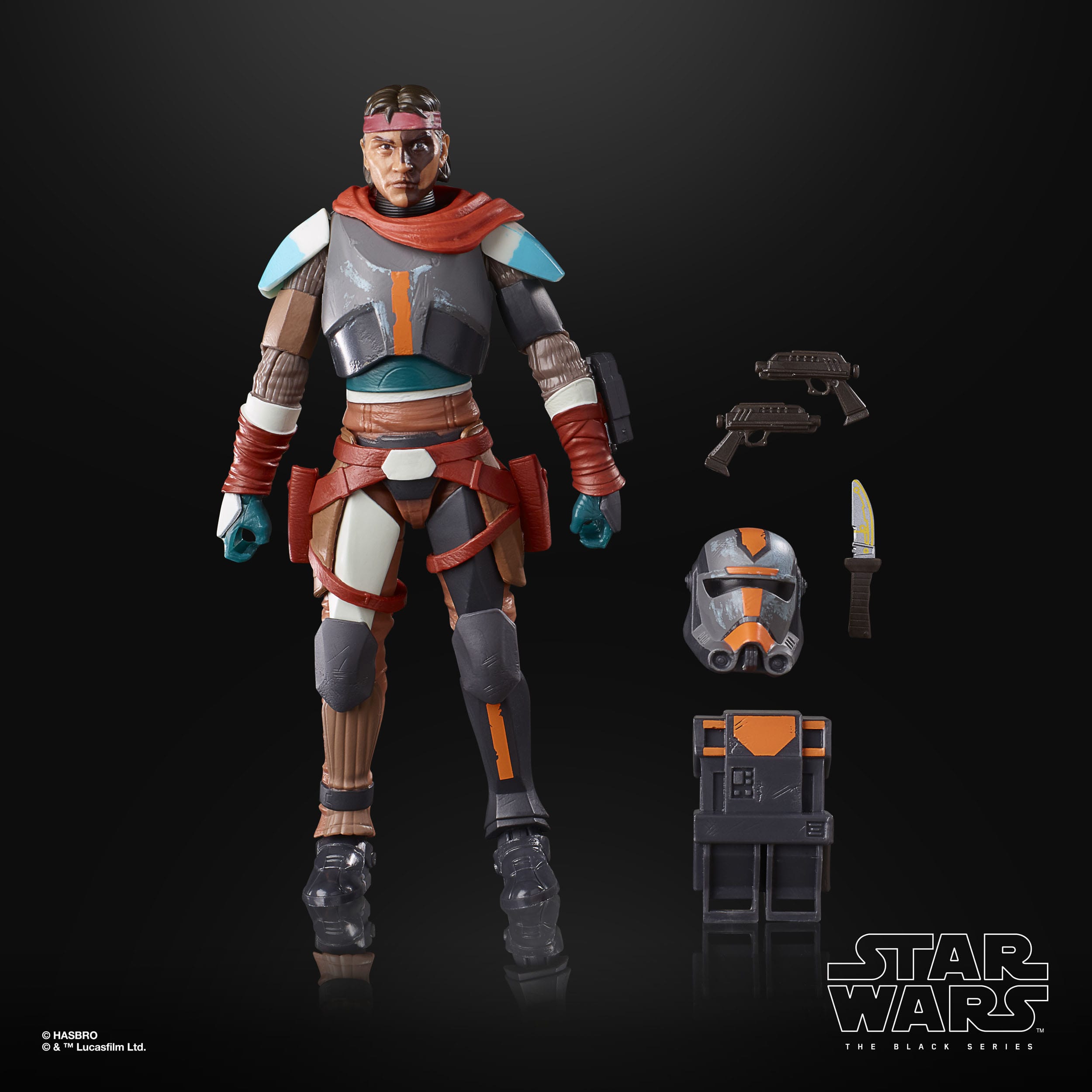 Star Wars Black Series: Hunter (Mercenary Gear, The Bad Batch)-Actionfiguren-Hasbro-Mighty Underground