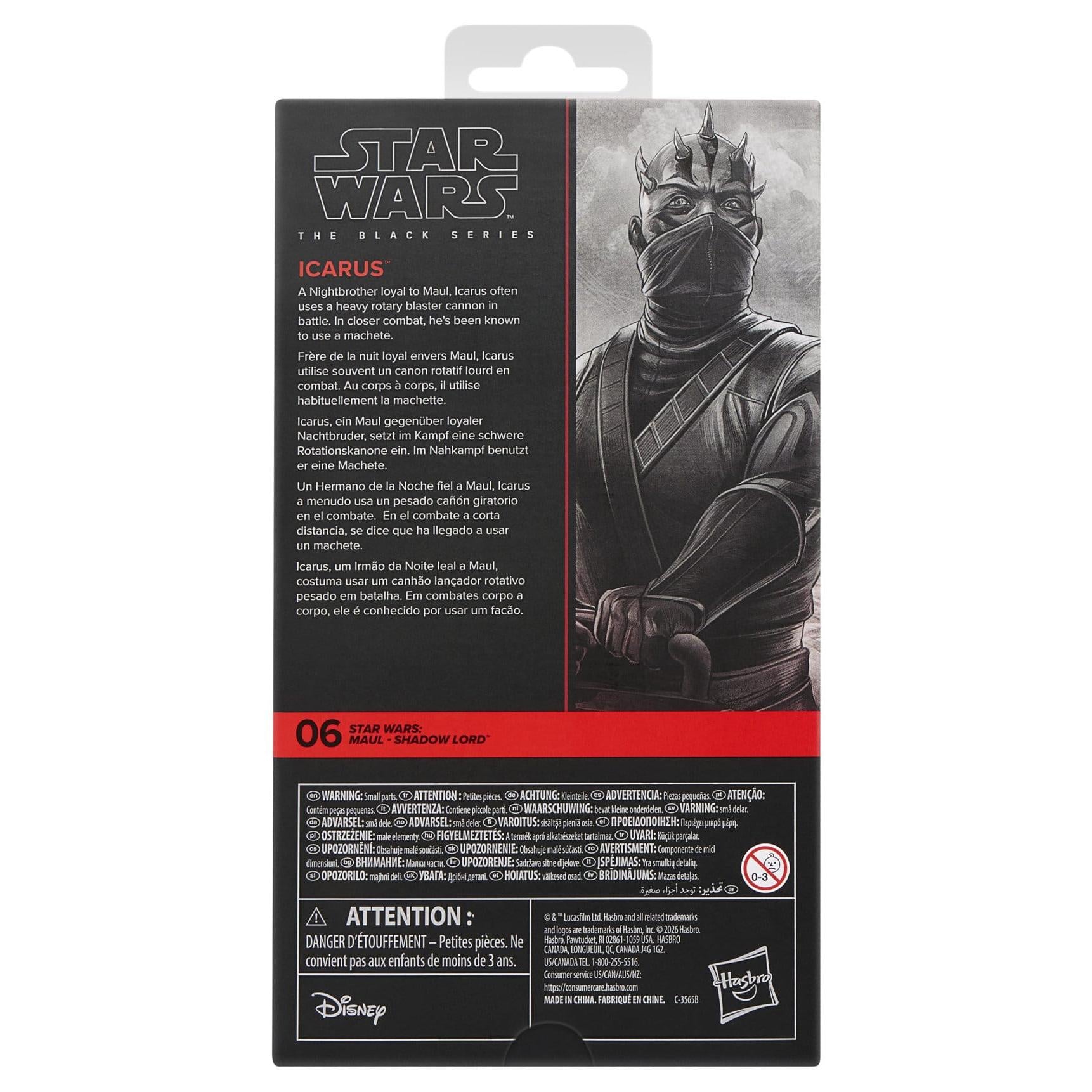 Star Wars Black Series: Icarus (Maul – Shadow Lord)-Actionfiguren-Hasbro-Mighty Underground