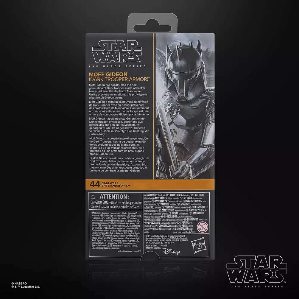 Star Wars Black Series: Moff Gideon (The Mandalorian, Dark Trooper Armor)-Actionfiguren-Hasbro-Mighty Underground