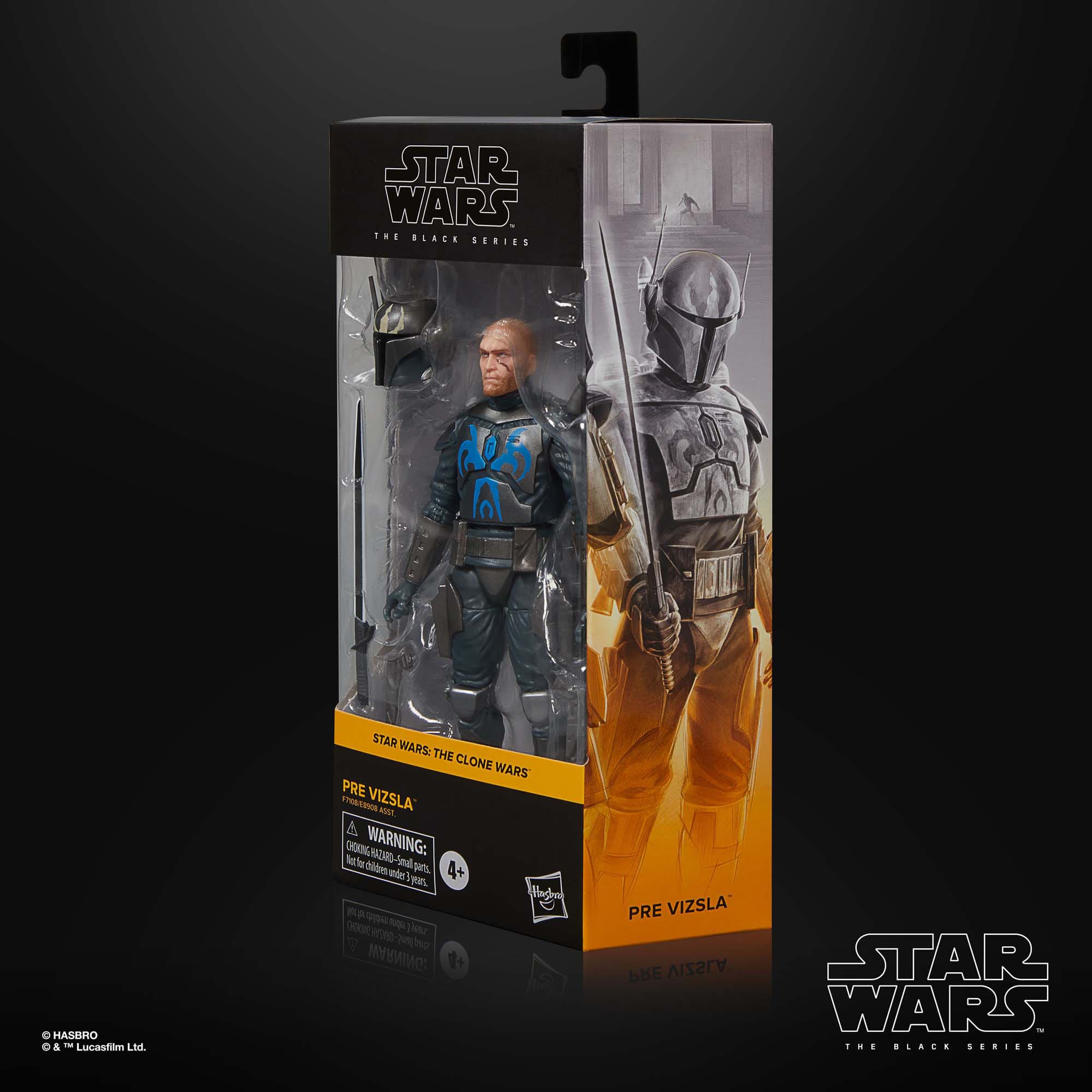 Star Wars Black Series: Pre Vizsla (The Clone Wars)-Actionfiguren-Hasbro-Mighty Underground