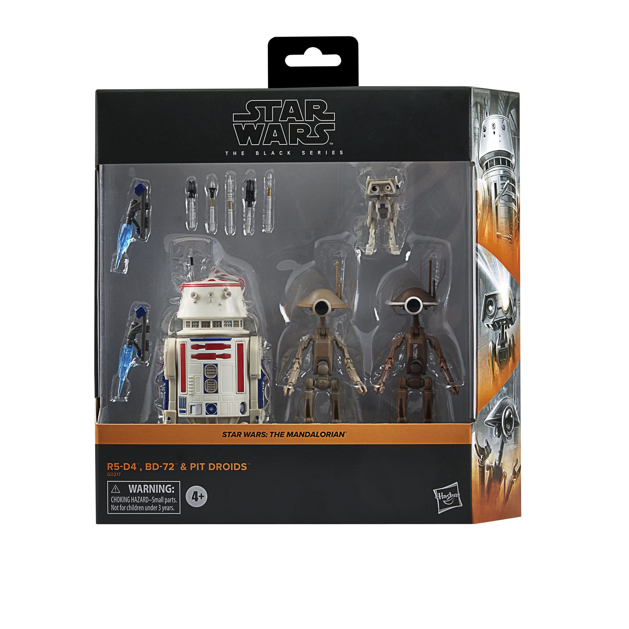 Star Wars Black Series: R5-D4, BD-72 & Pit Droids (The Mandalorian) - 4-Pack-Actionfiguren-Hasbro-Mighty Underground