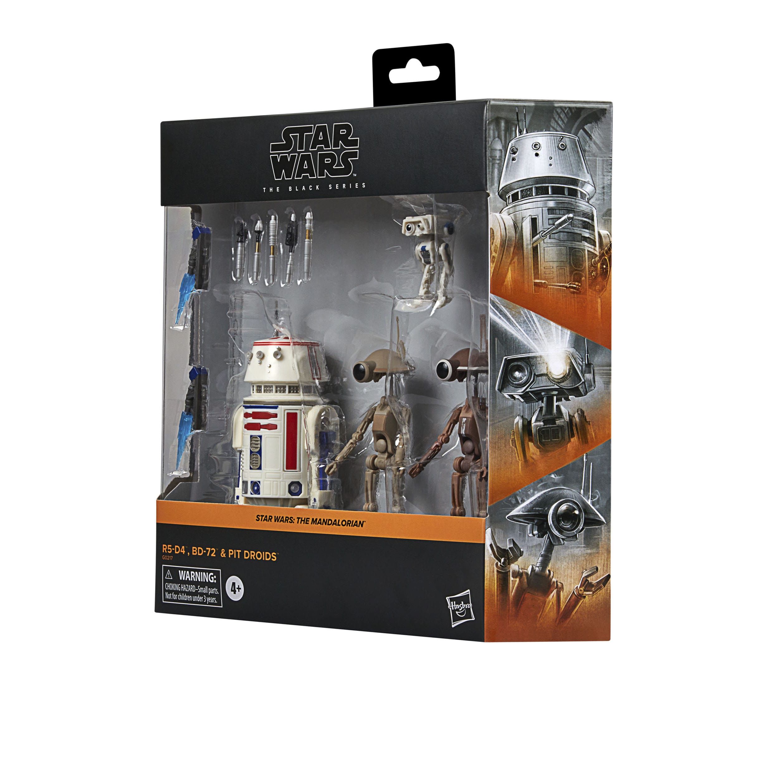 Star Wars Black Series: R5-D4, BD-72 & Pit Droids (The Mandalorian) - 4-Pack-Actionfiguren-Hasbro-Mighty Underground