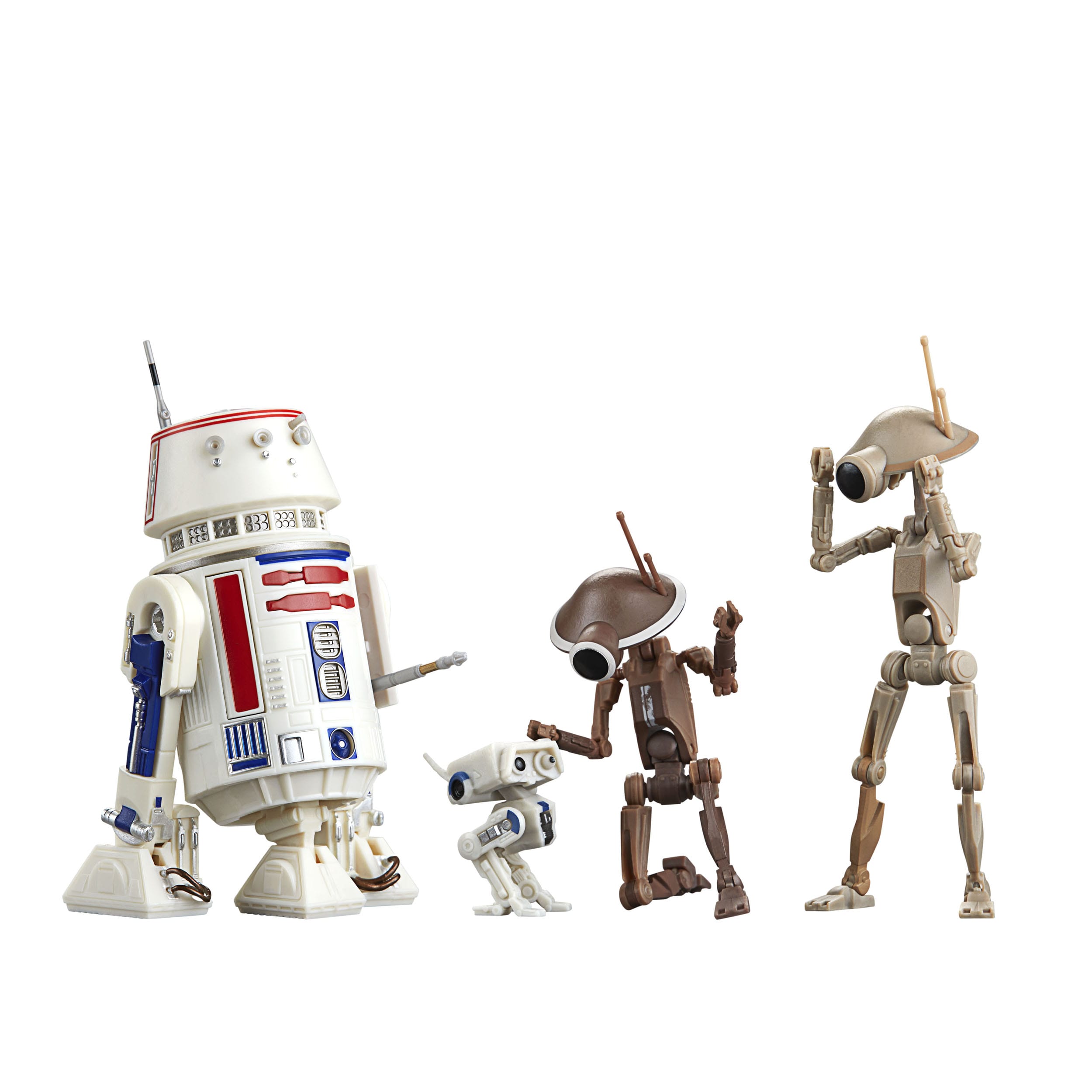 Star Wars Black Series: R5-D4, BD-72 & Pit Droids (The Mandalorian) - 4-Pack-Actionfiguren-Hasbro-Mighty Underground