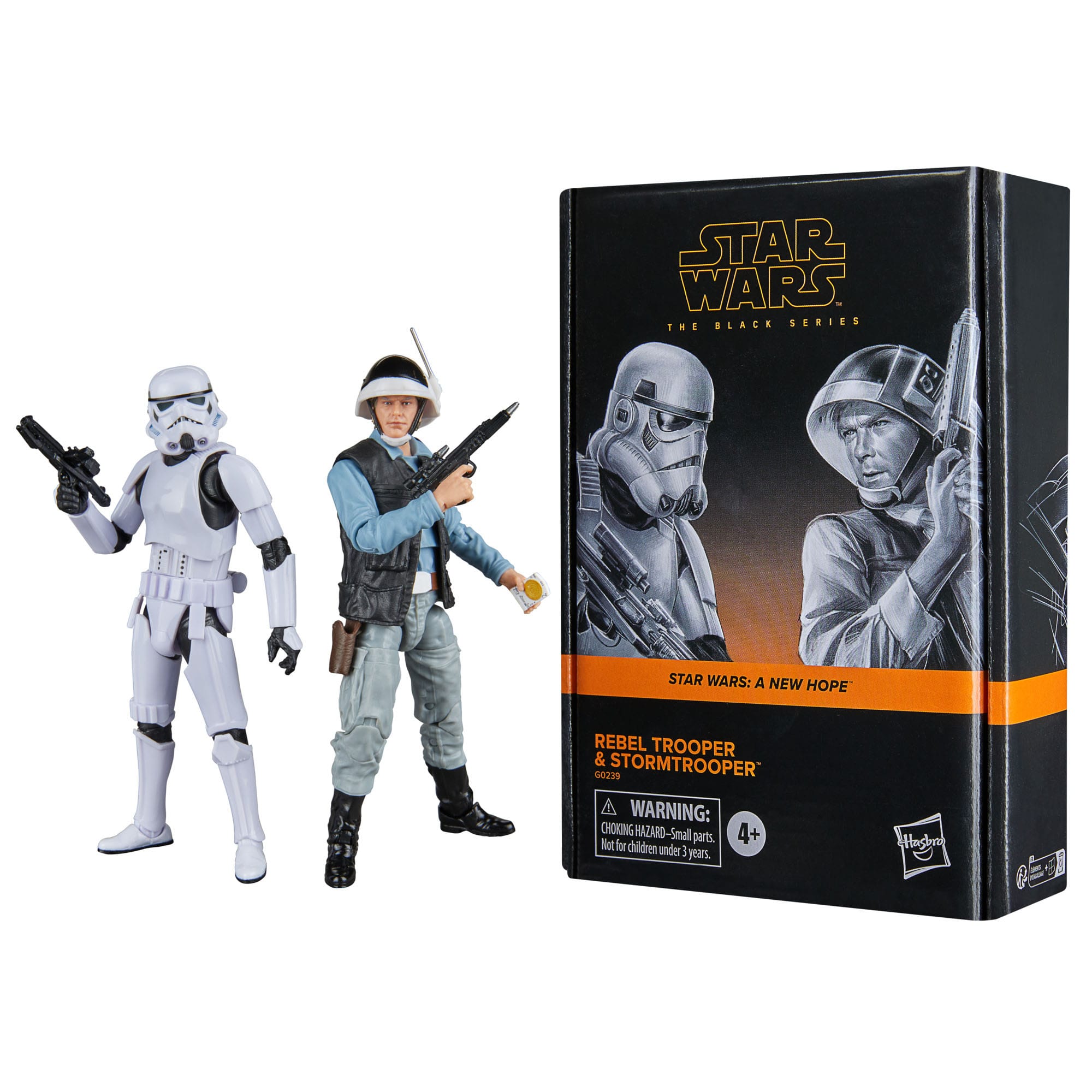 Star Wars Black Series: Rebel Trooper & Stormtrooper (EP IV) - 2-Pack-Actionfiguren-Hasbro-Mighty Underground