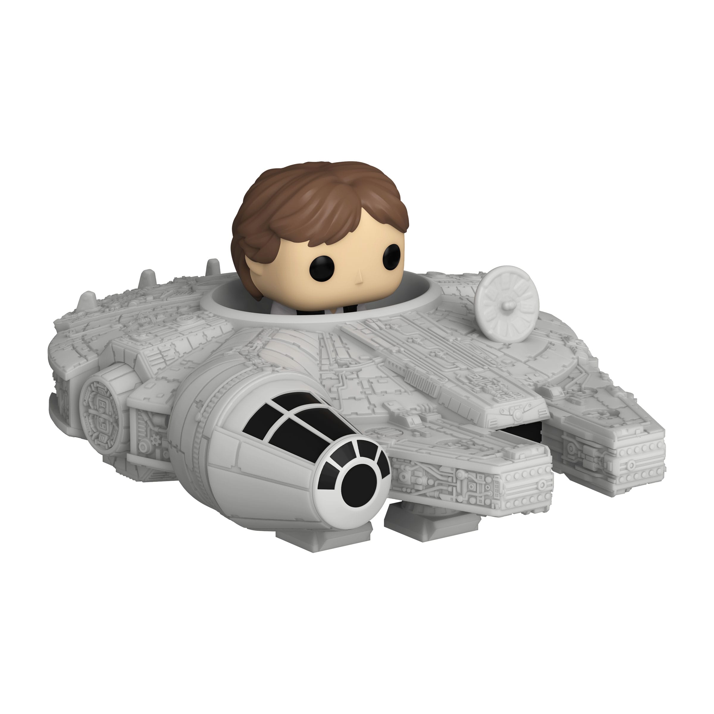 Star Wars: Han Solo with Millenium Falcon - Bitty POP! Rides-POP! + Funkos-Funko-Mighty Underground